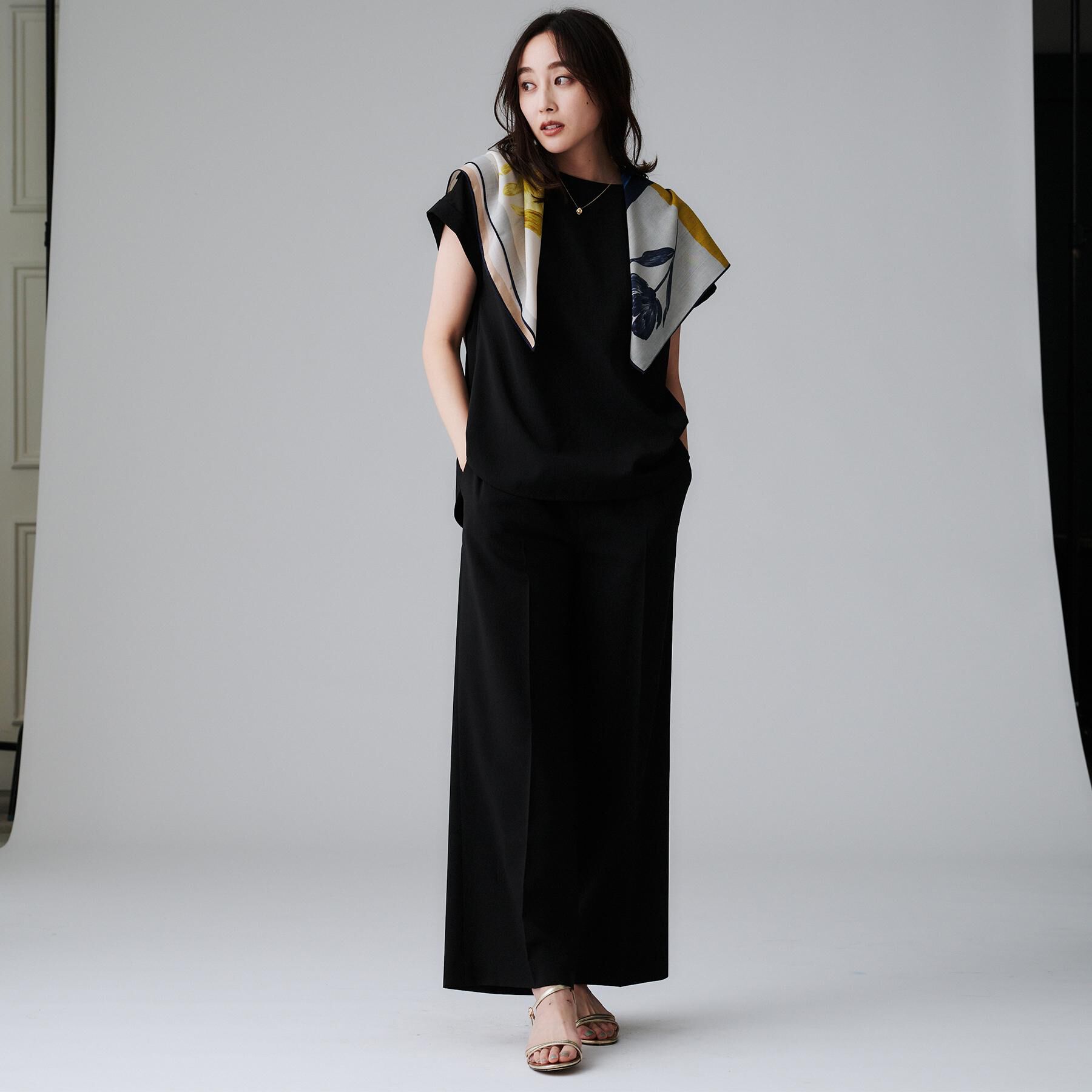 UNTITLED「【セットアップ可/はっ水/通勤】リラククール 半袖ブラウス」|シャツ・ブラウス|