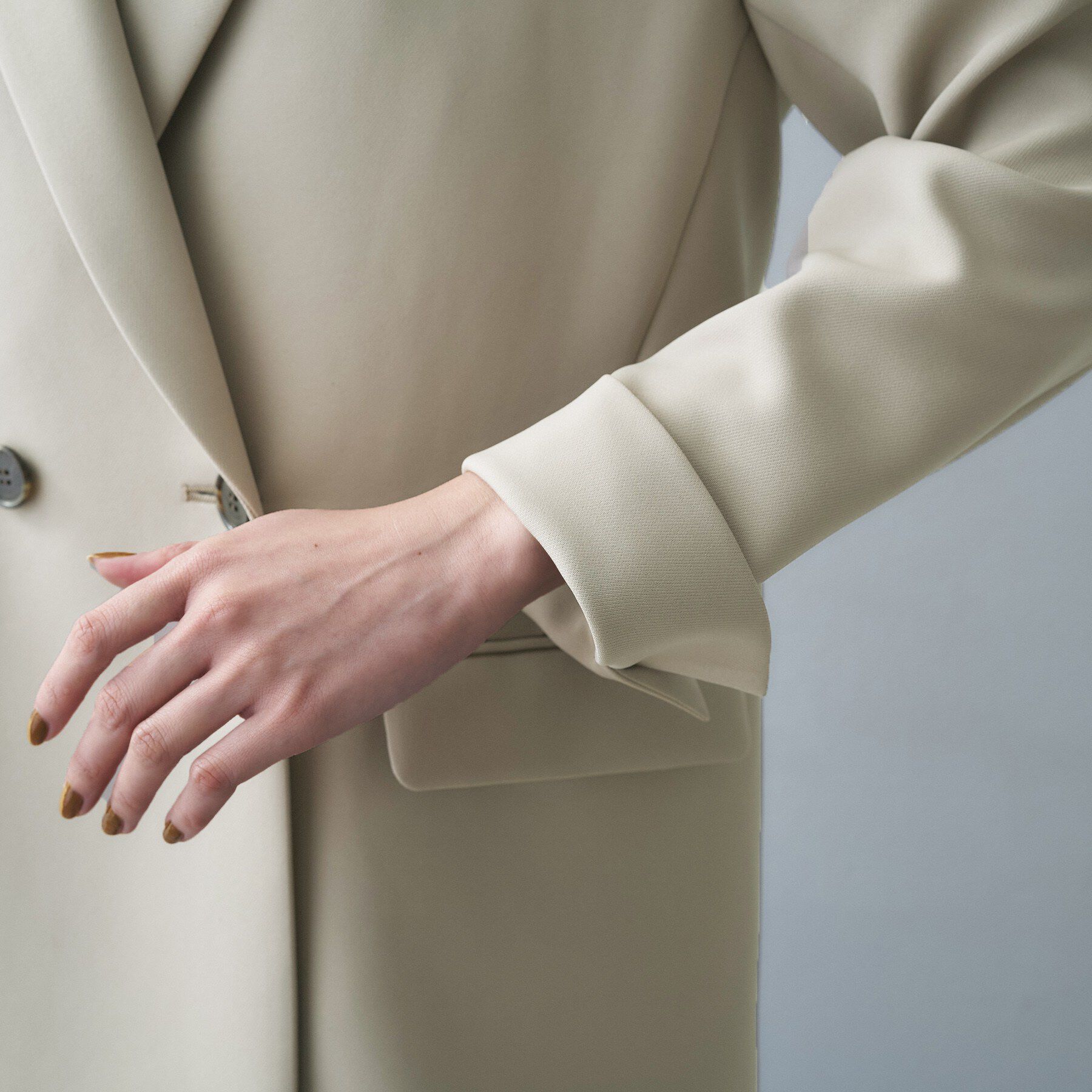 UNTITLED「【洗える/ストレッチ性】ダブルブレストジャケット」|テーラードジャケット|