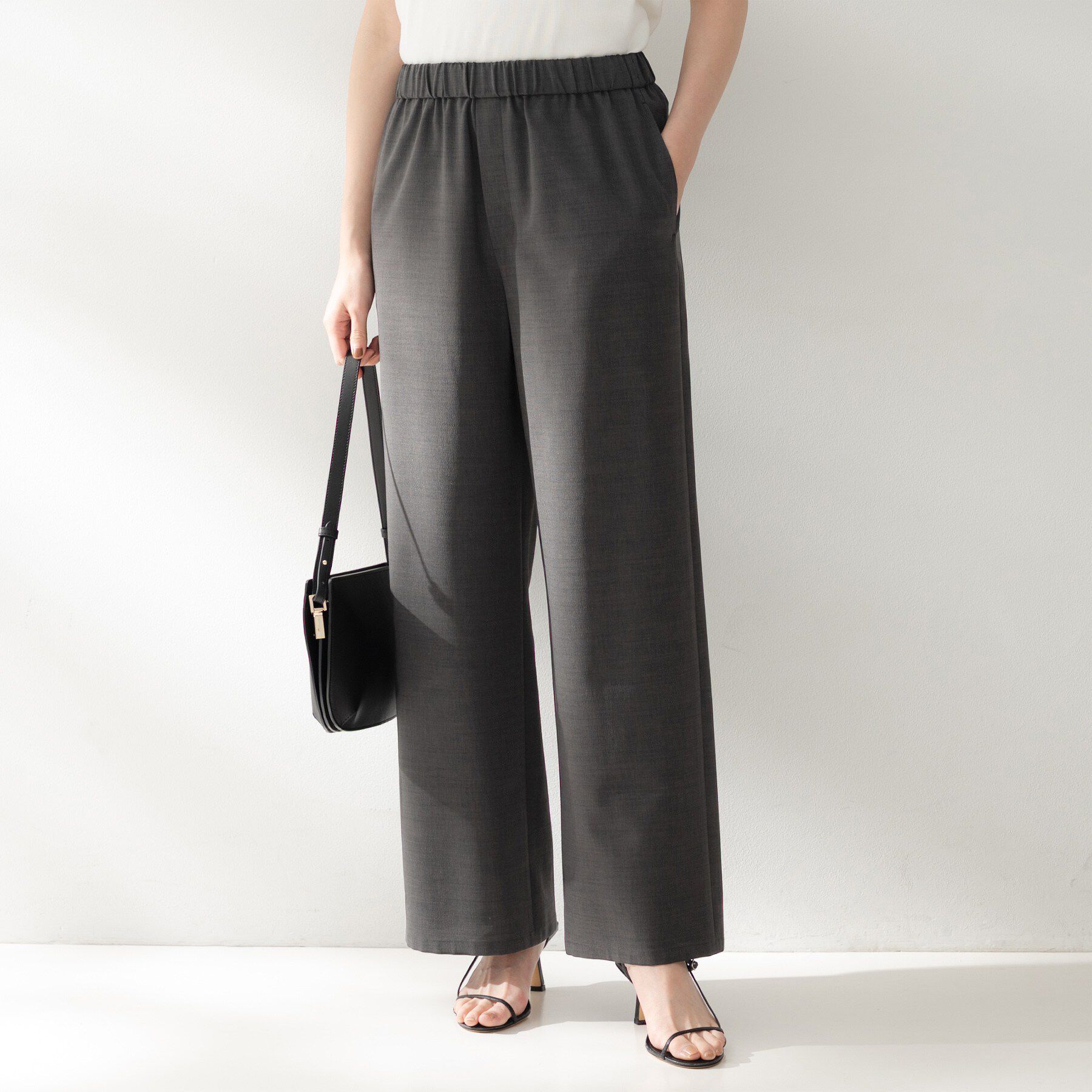 UNTITLED「【セットアップ可/接触令感/吸水速乾】リラックスワイドパンツ」|その他|