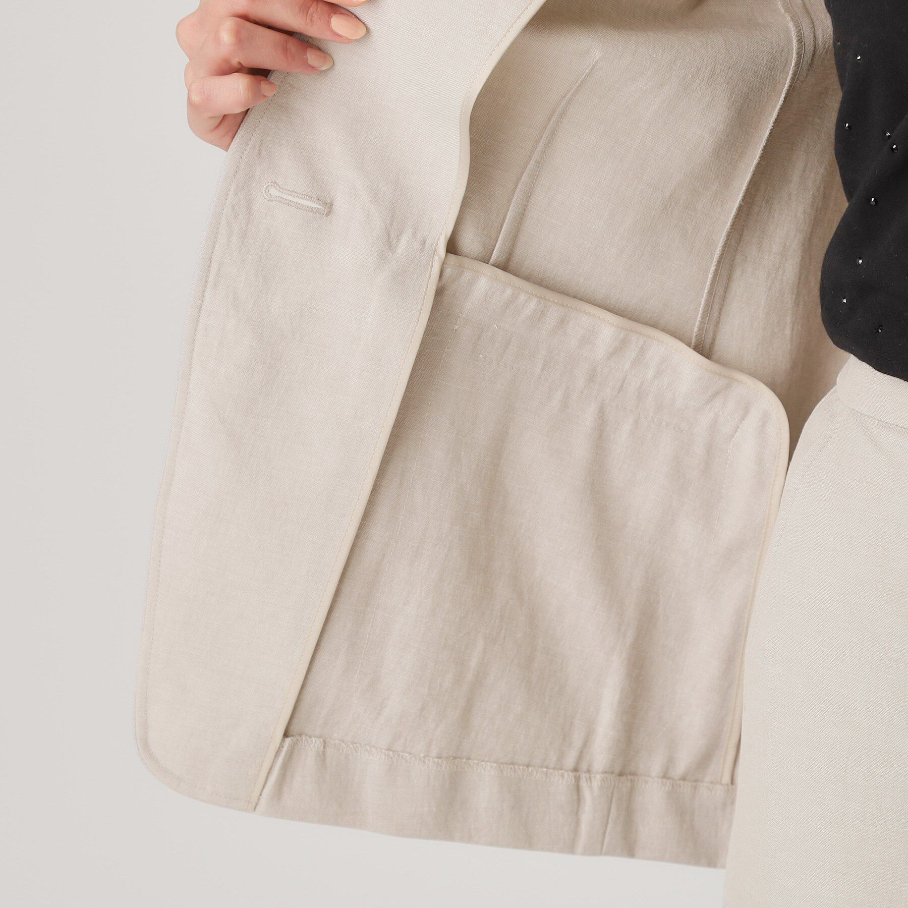 COUP DE CHANCE「【洗える／日本製】ノーカラージャケット」|ノーカラージャケット|