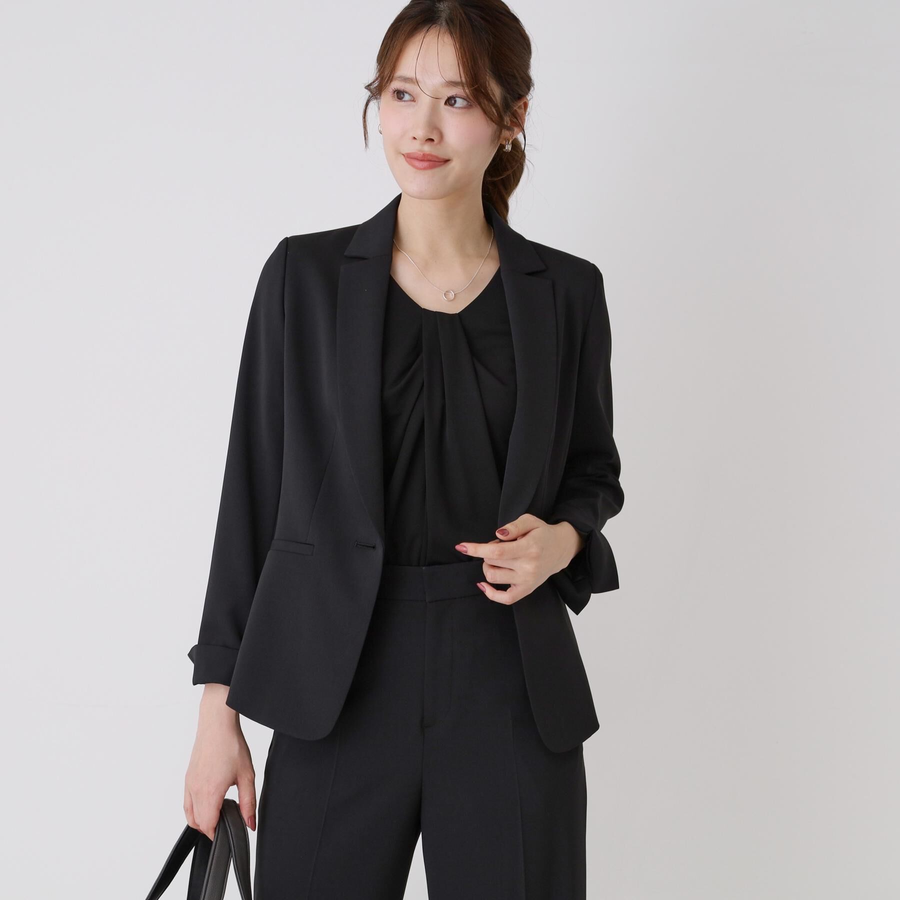 COUP DE CHANCE「【手洗い可／日本製／伸縮性／スーツ可】テーラードジャケット」|テーラードジャケット|