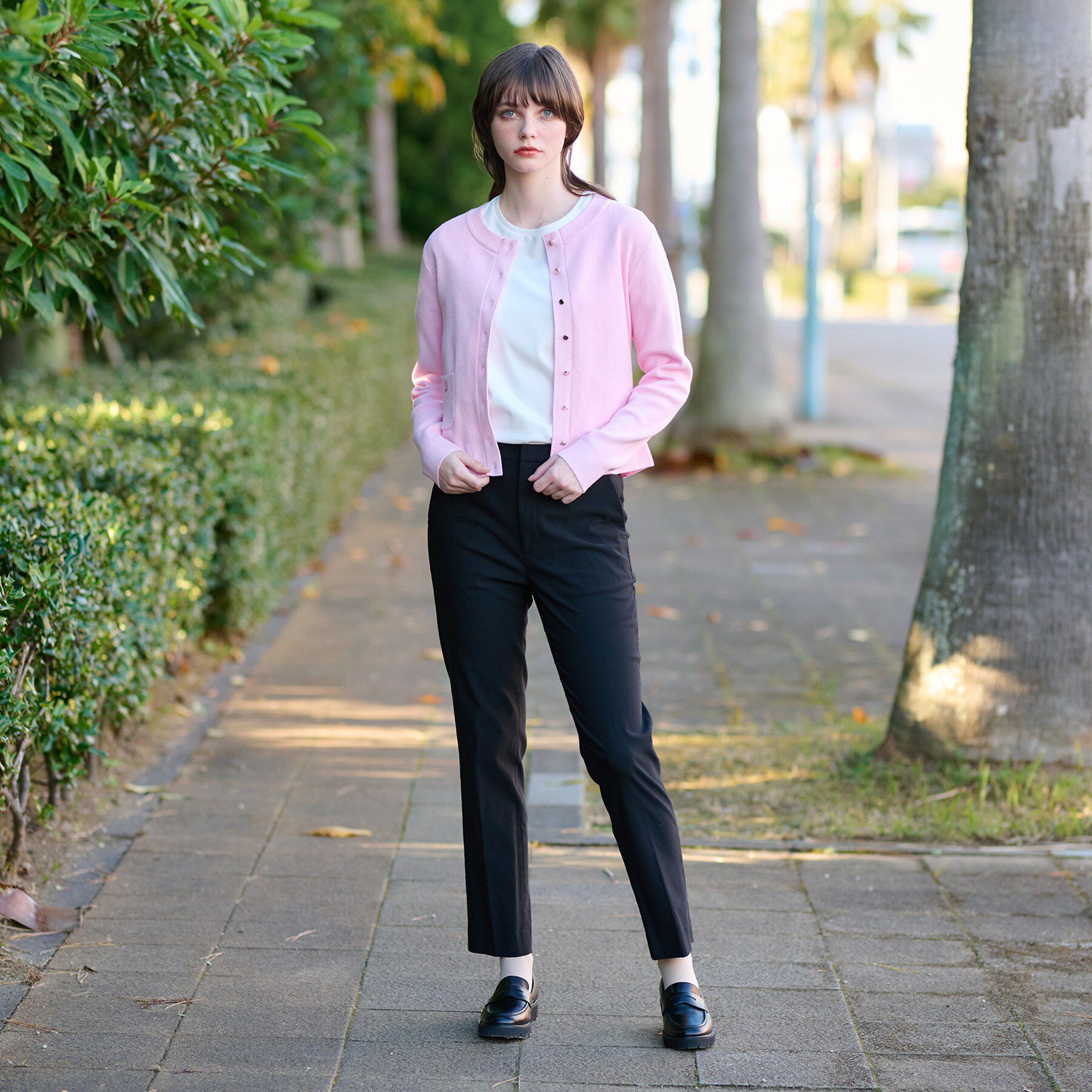 DRESSTERIOR「【洗える】ウォッシャブルコットンカシミヤ混カーディガン」|カーディガン|