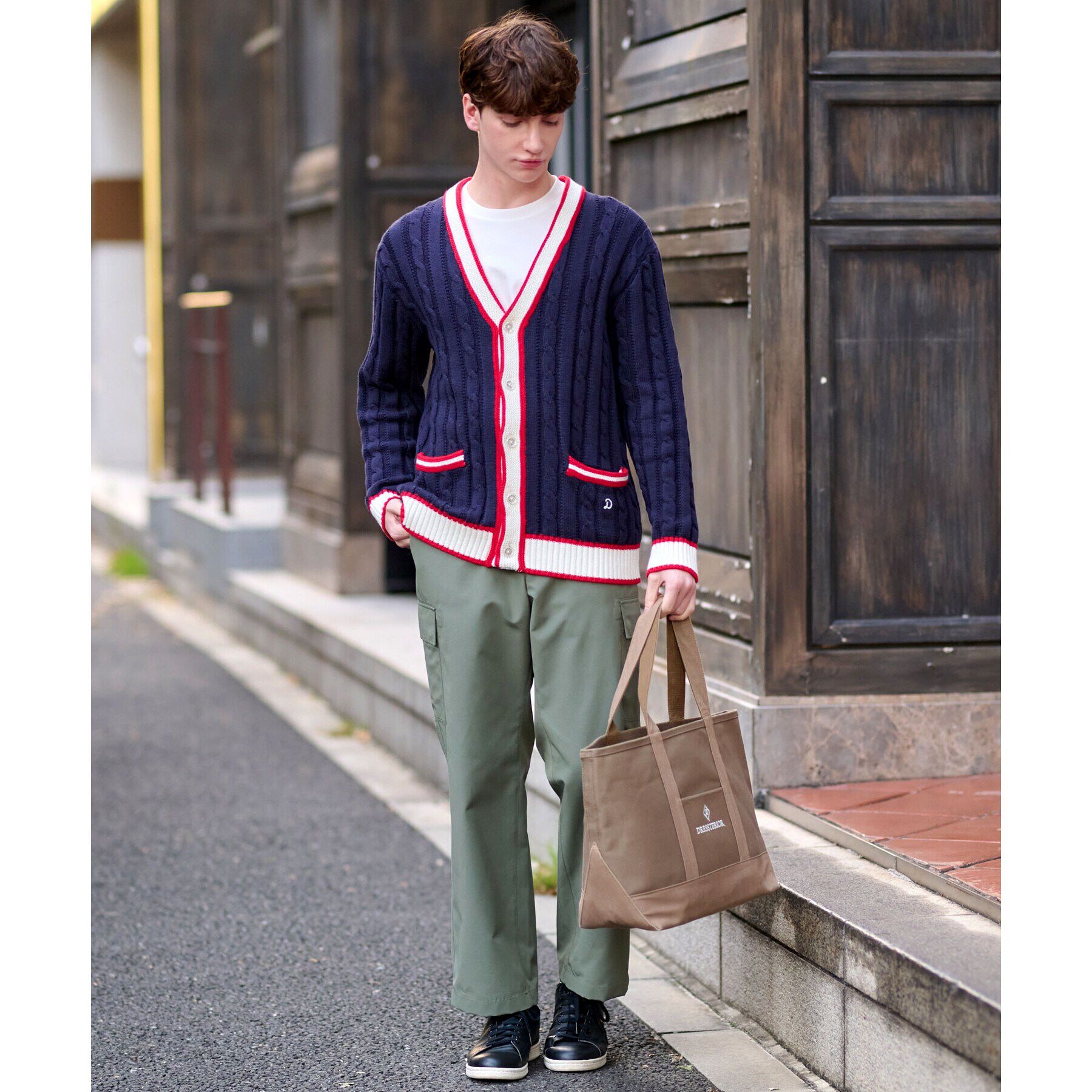 DRESSTERIOR「スプリングチルデン ニットロンドンカーディガン」|カーディガン|