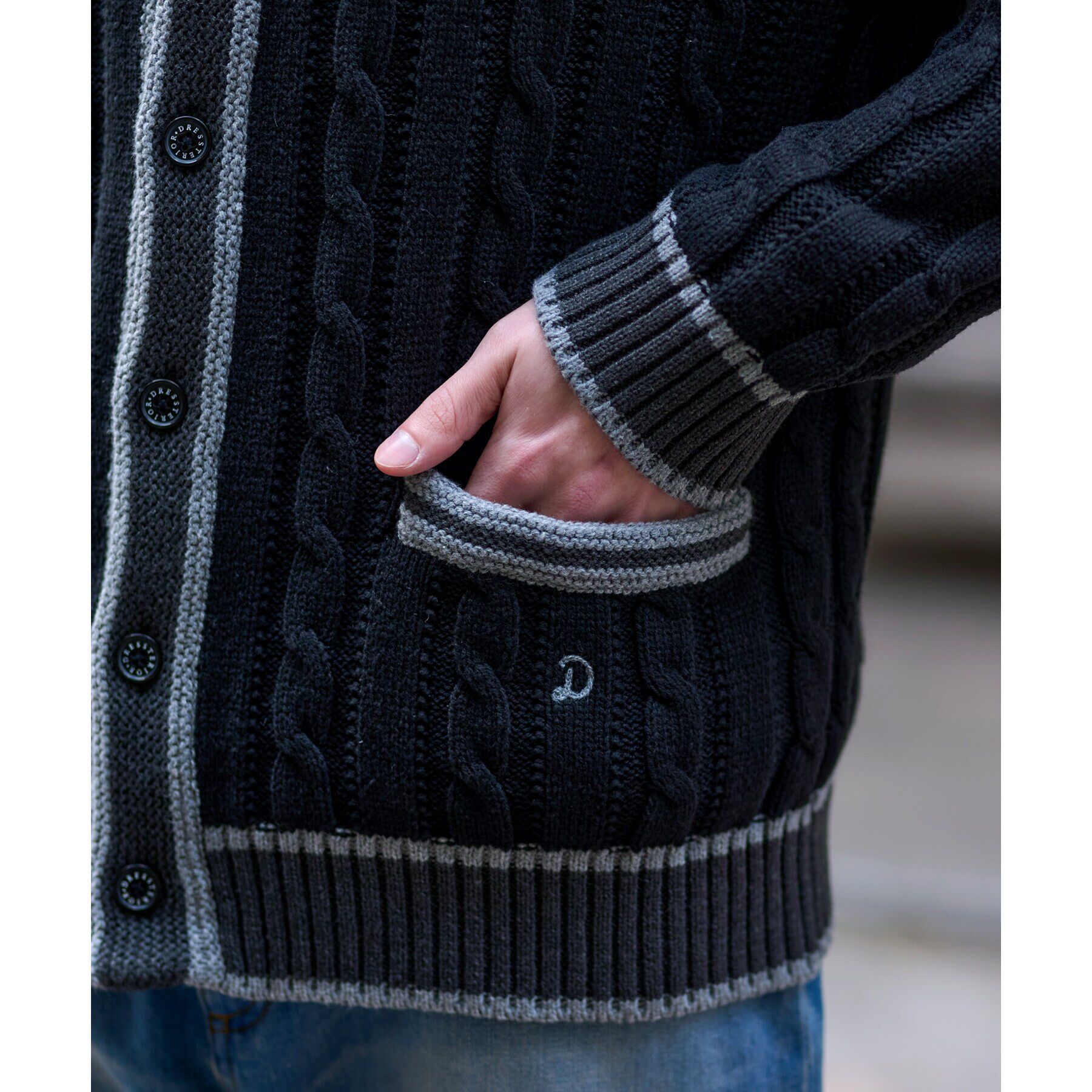 DRESSTERIOR「スプリングチルデン ニットロンドンカーディガン」|カーディガン|