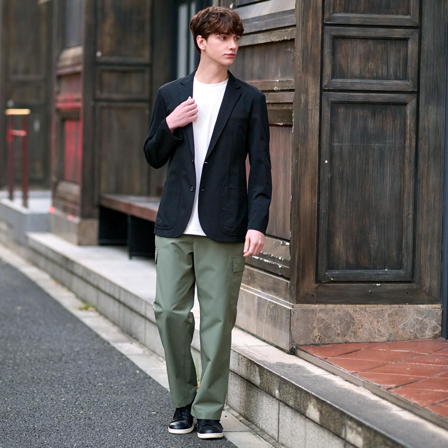 DRESSTERIOR「【ドライタッチ】コットンナイロン カーゴパンツ」|その他|