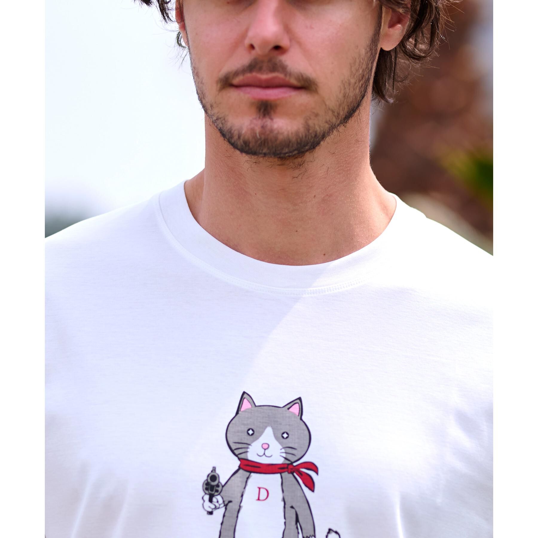 DRESSTERIOR「【接触冷感／抗菌防臭／消臭】ICE CLEAR COTTON キャットTシャツ」|Tシャツ・カットソー|