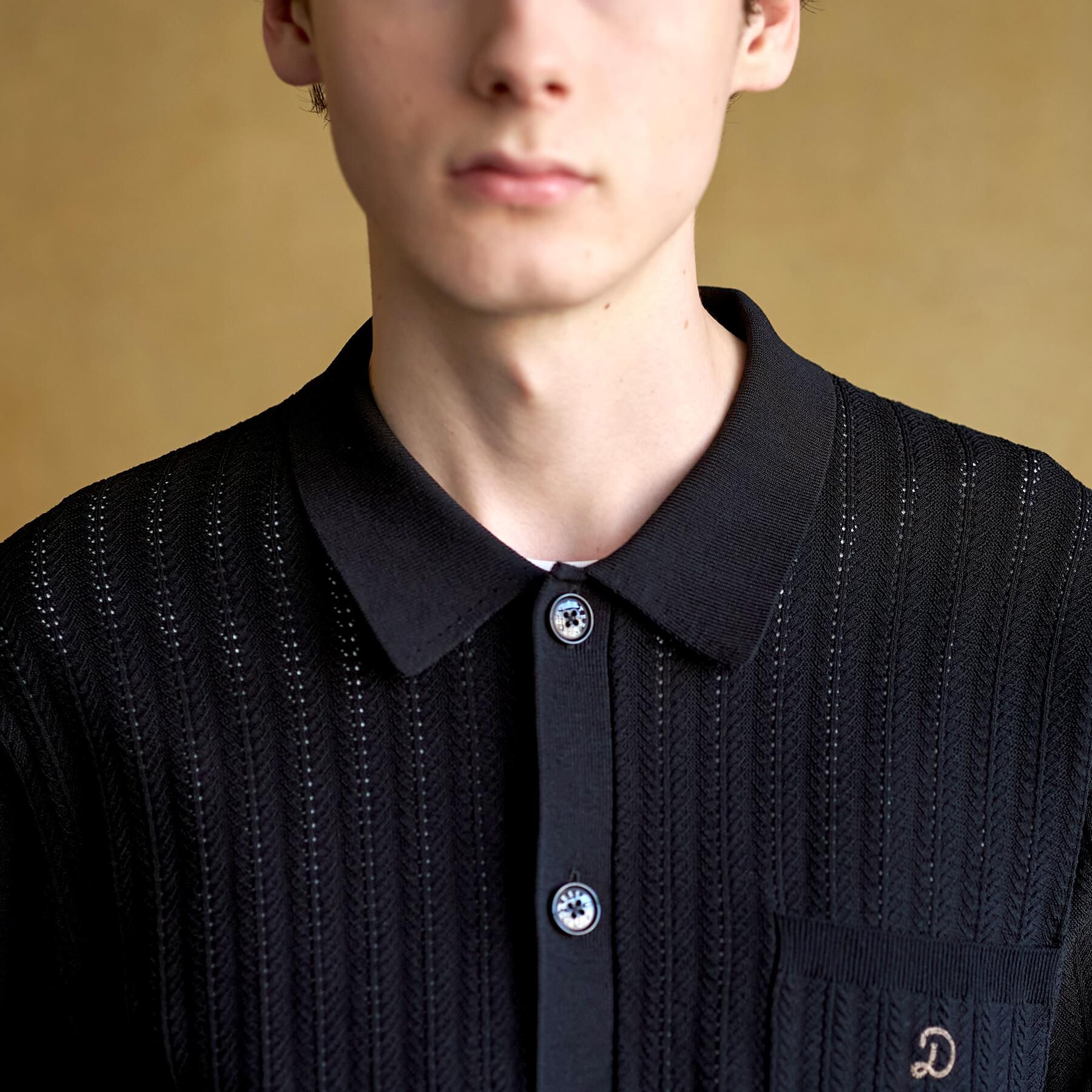 DRESSTERIOR「【Safari5月号掲載】ウォッシャブル キューバニットシャツ」|ニット・セーター|