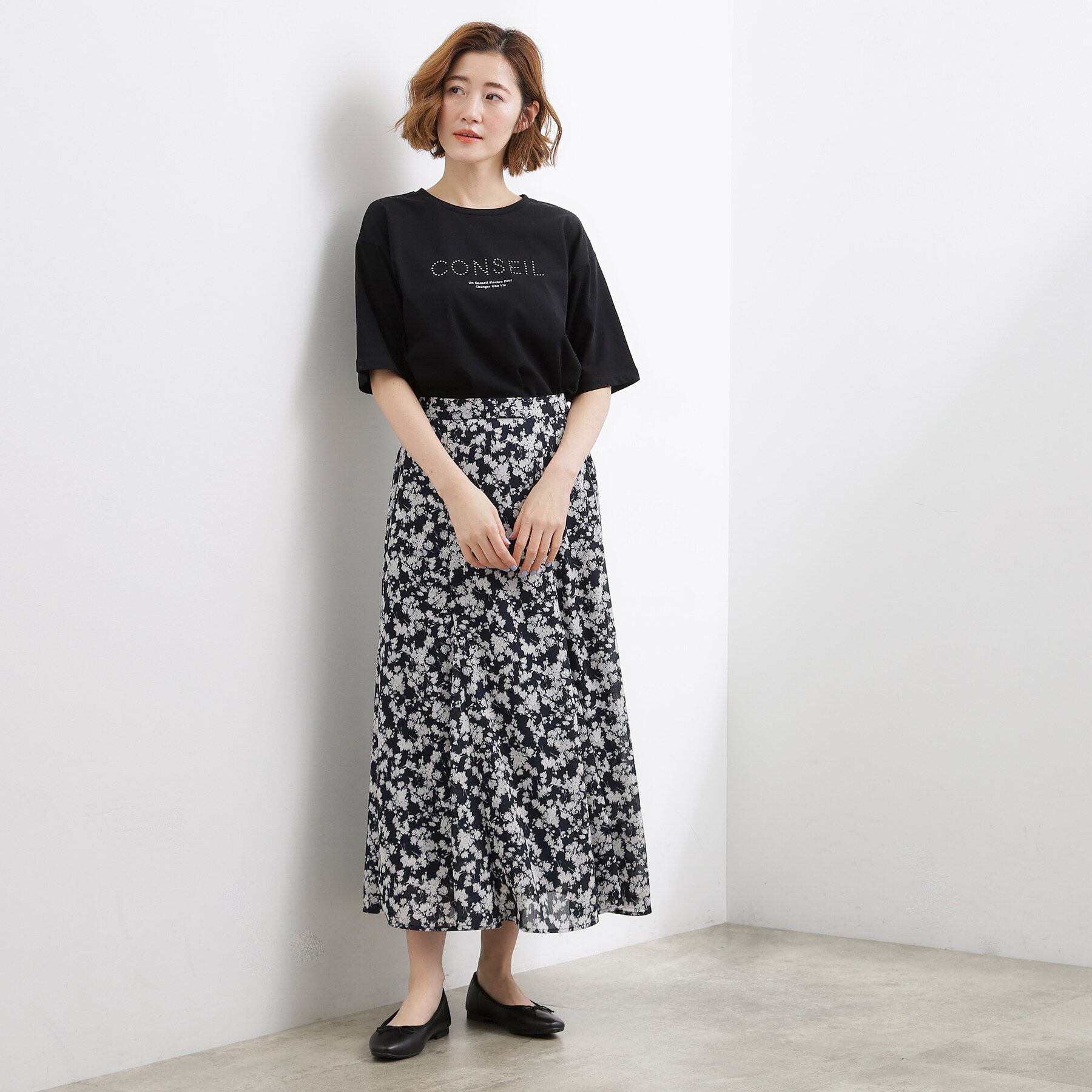 grove「【UVカット/接触冷感】プリントアソート5分袖Tシャツ」|Tシャツ・カットソー|