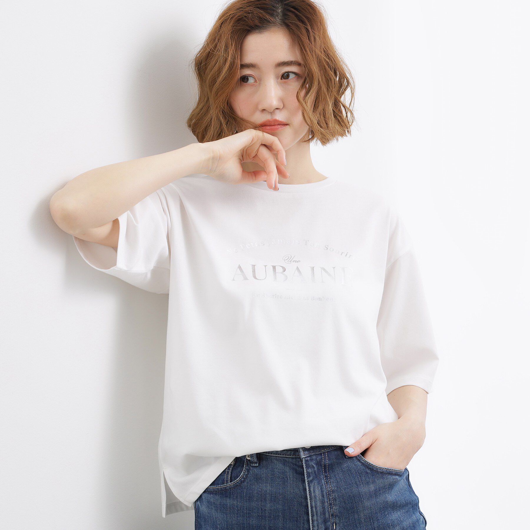 grove「【UVカット/接触冷感】プリントアソート5分袖Tシャツ」|Tシャツ・カットソー|