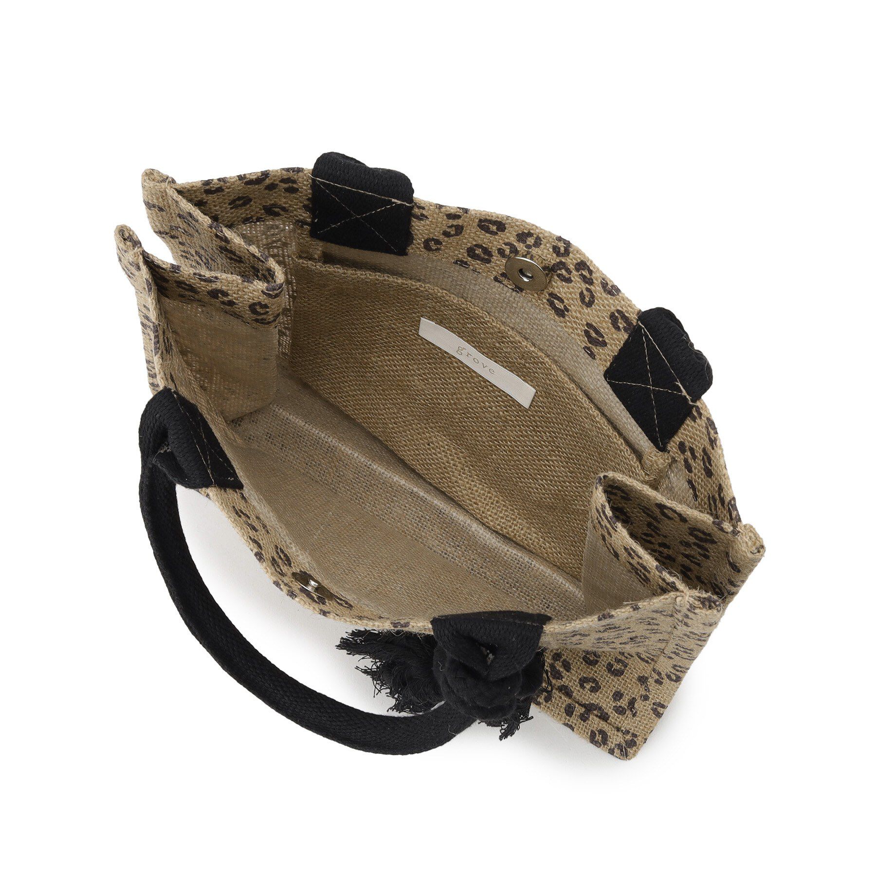 grove「アソートジュートタッセルトート」|トートバッグ|