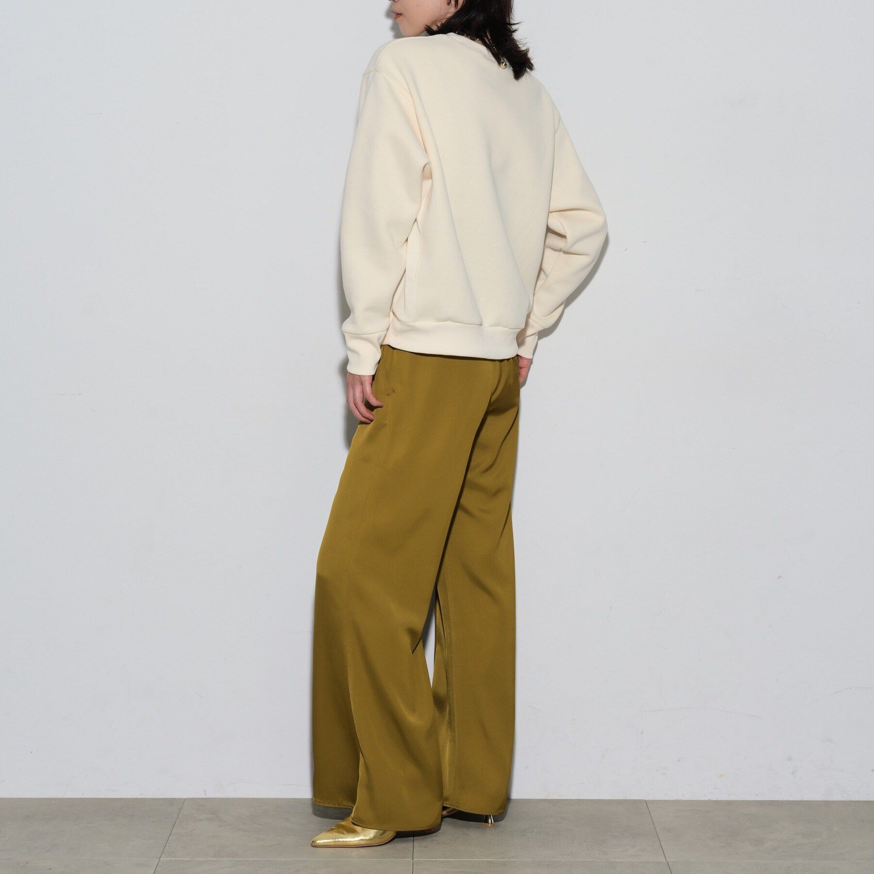 GALLEST「カルゼサテンフレアイージーパンツ」|その他|