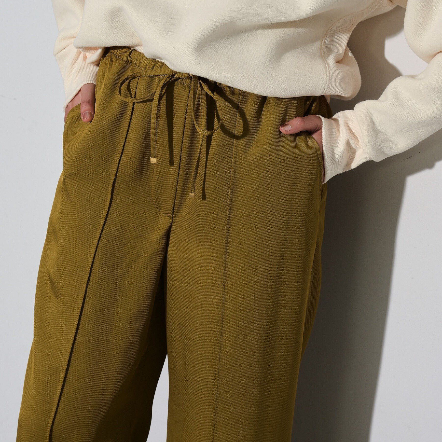 GALLEST「カルゼサテンフレアイージーパンツ」|その他|