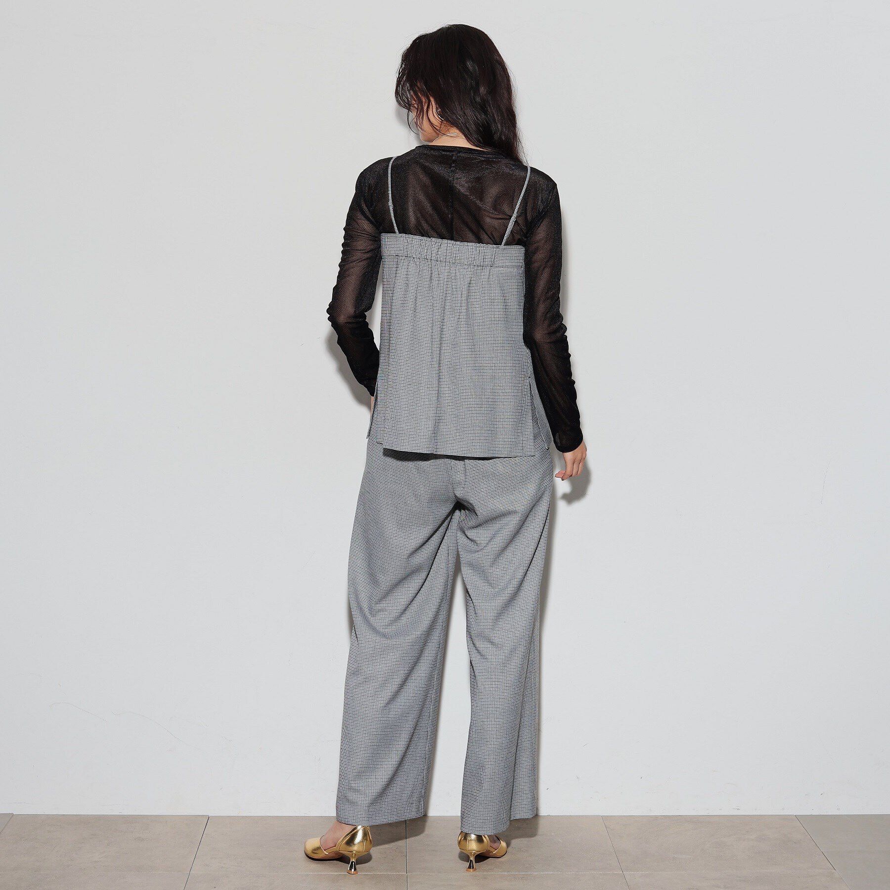 GALLEST「ブロックチェックワイドパンツ」|その他|