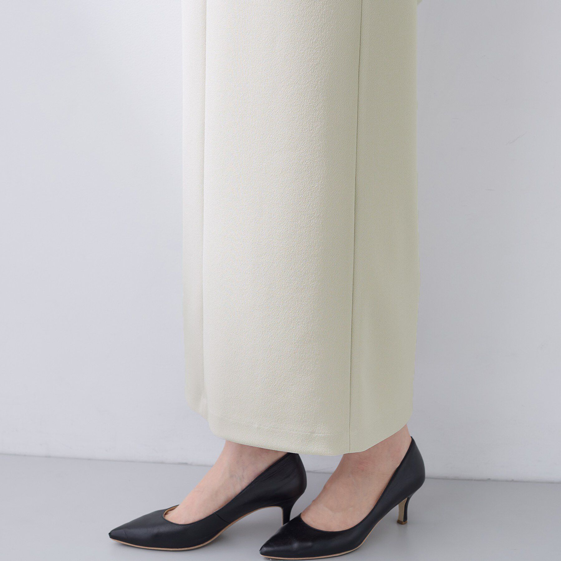 INDIVI「【洗える／Iライン】ジャージスカート」|スカート|