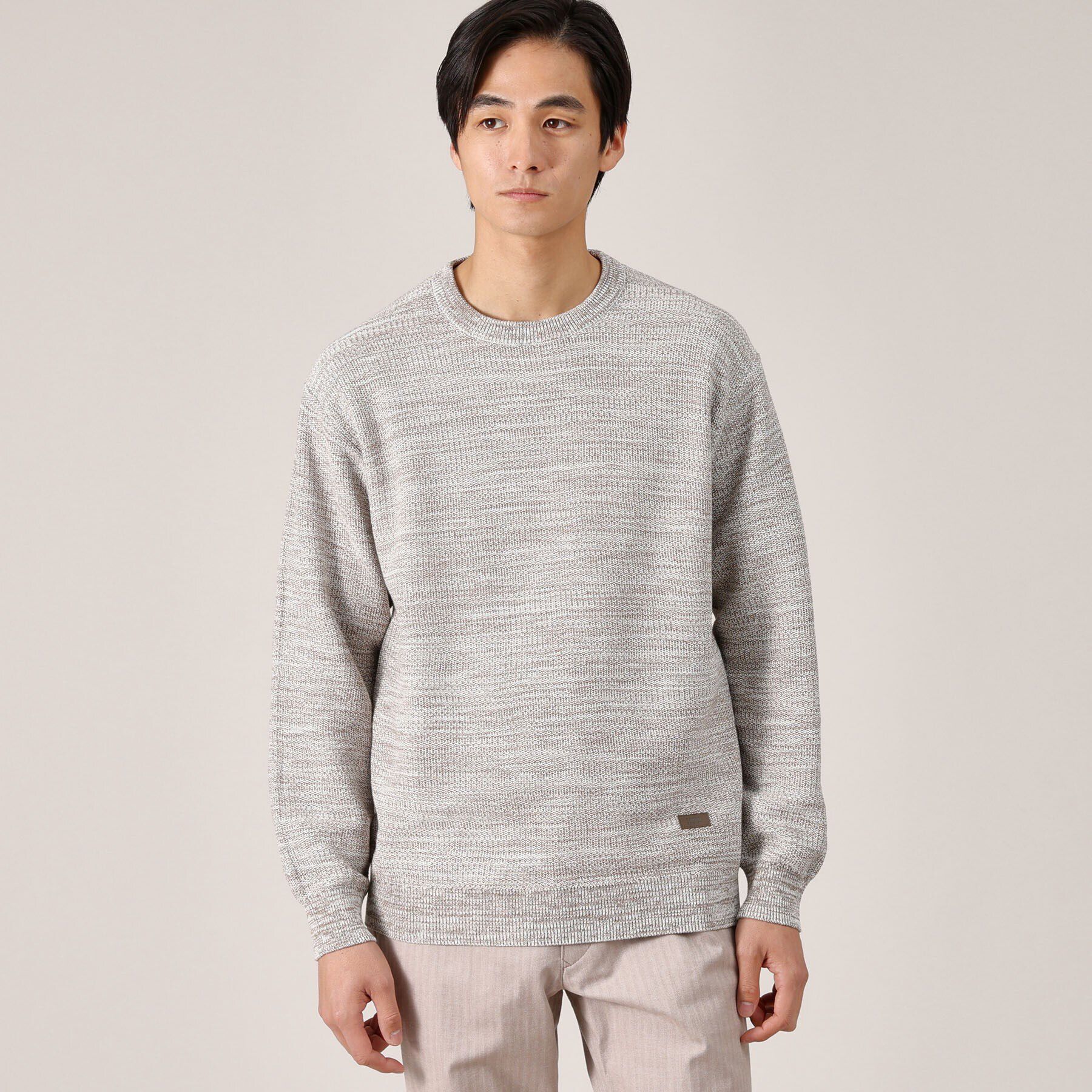 TAKEO KIKUCHI「スプリング メランジ ニット」|ニット・セーター|トープ(054)