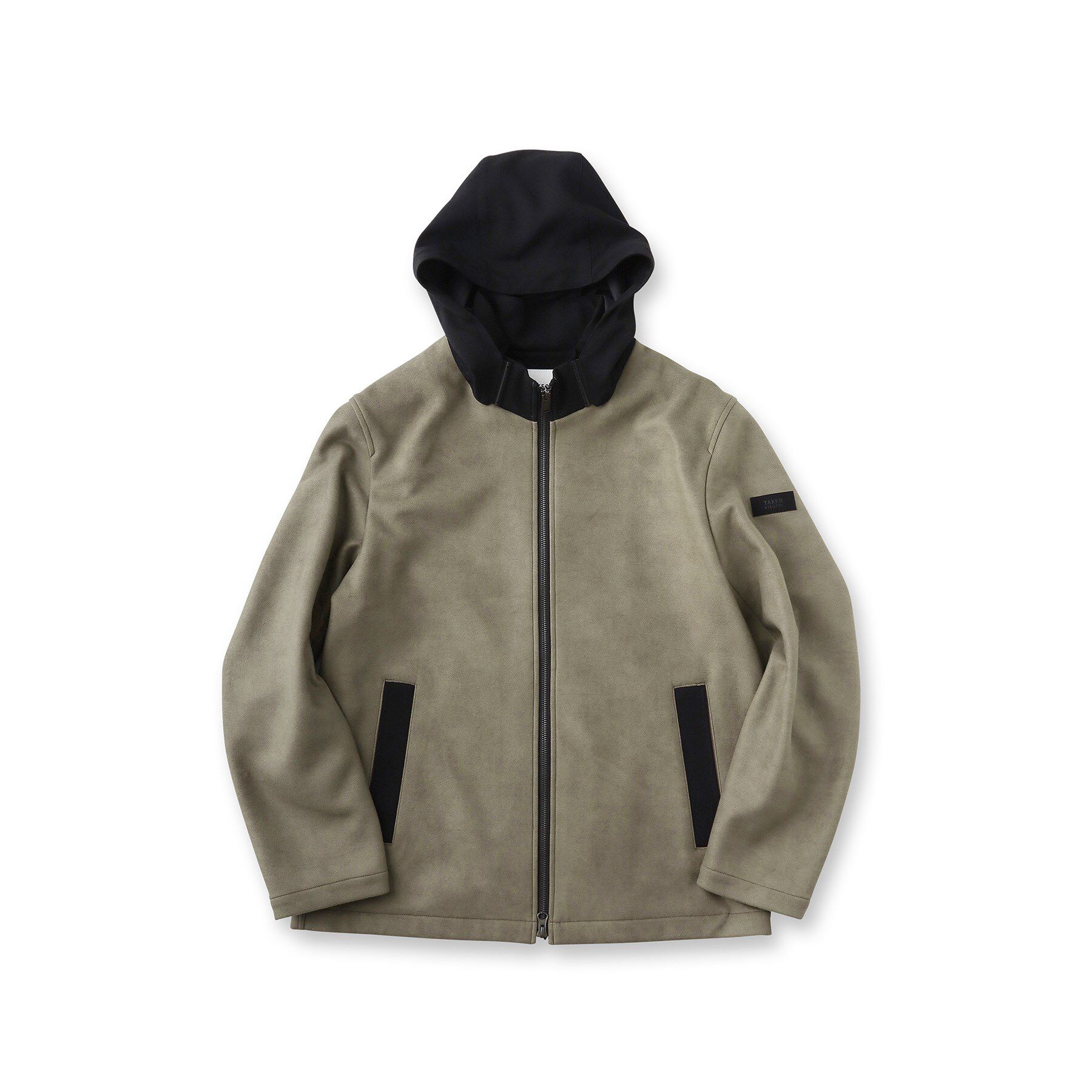 TAKEO KIKUCHI「【JUST ONE LAYER】ダウンファブリック ジップアップ フード ブルゾン」|ブルゾン・スタジャン|