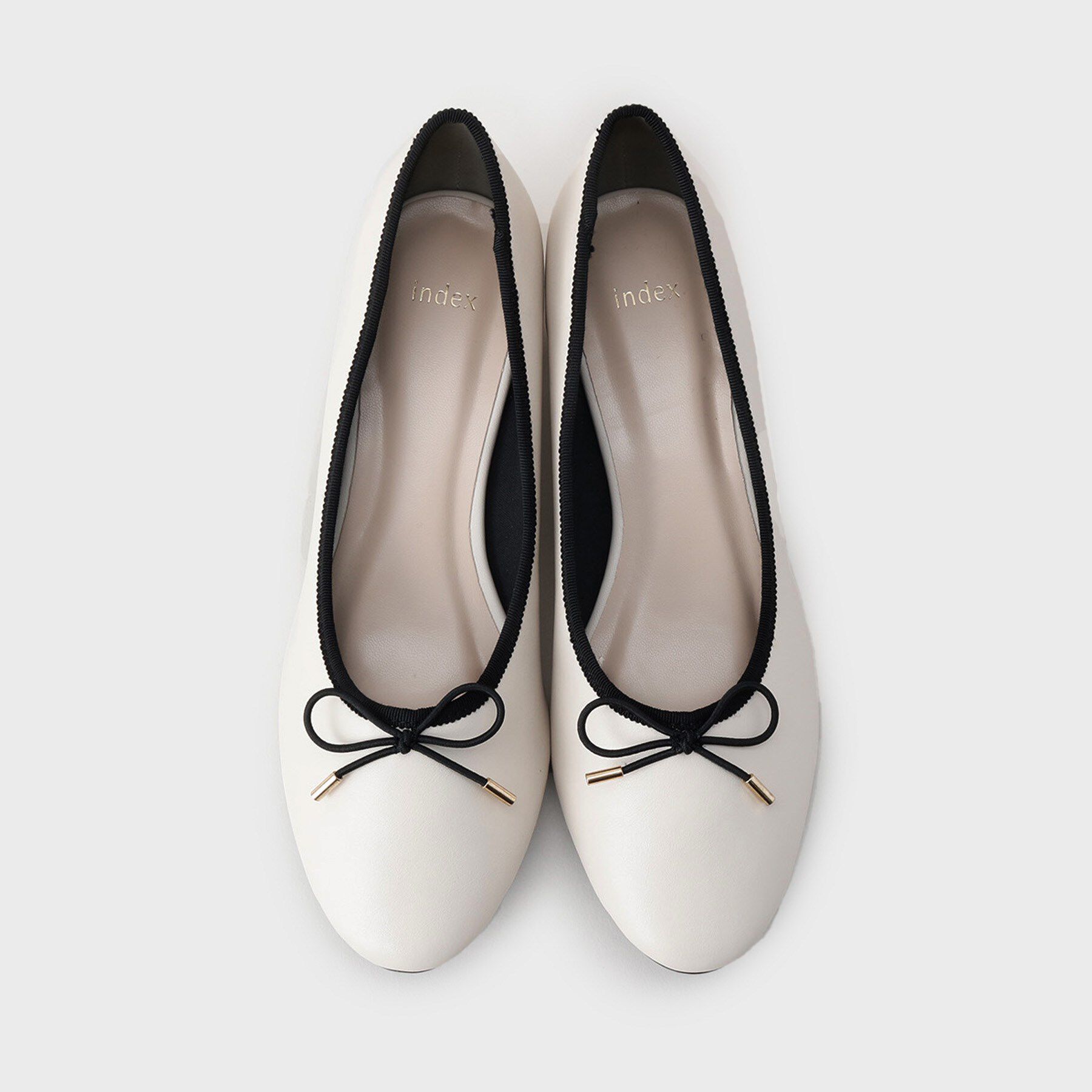 index「ラウンドトゥヒールバレエシューズ」|パンプス|