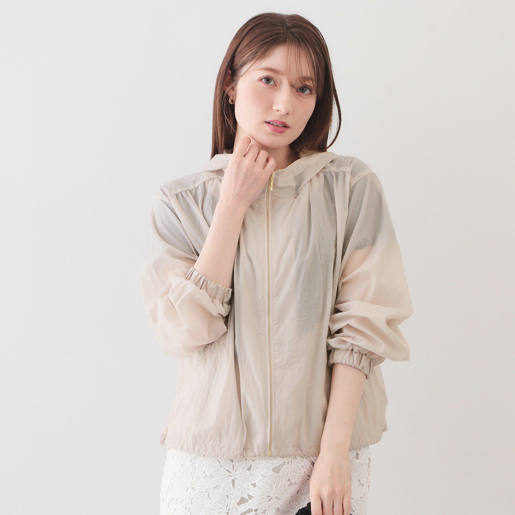 index「Everyday！すきブルゾン【撥水/洗濯機OK/イージーアイロン】」|ブルゾン・スタジャン|グレージュ(050)