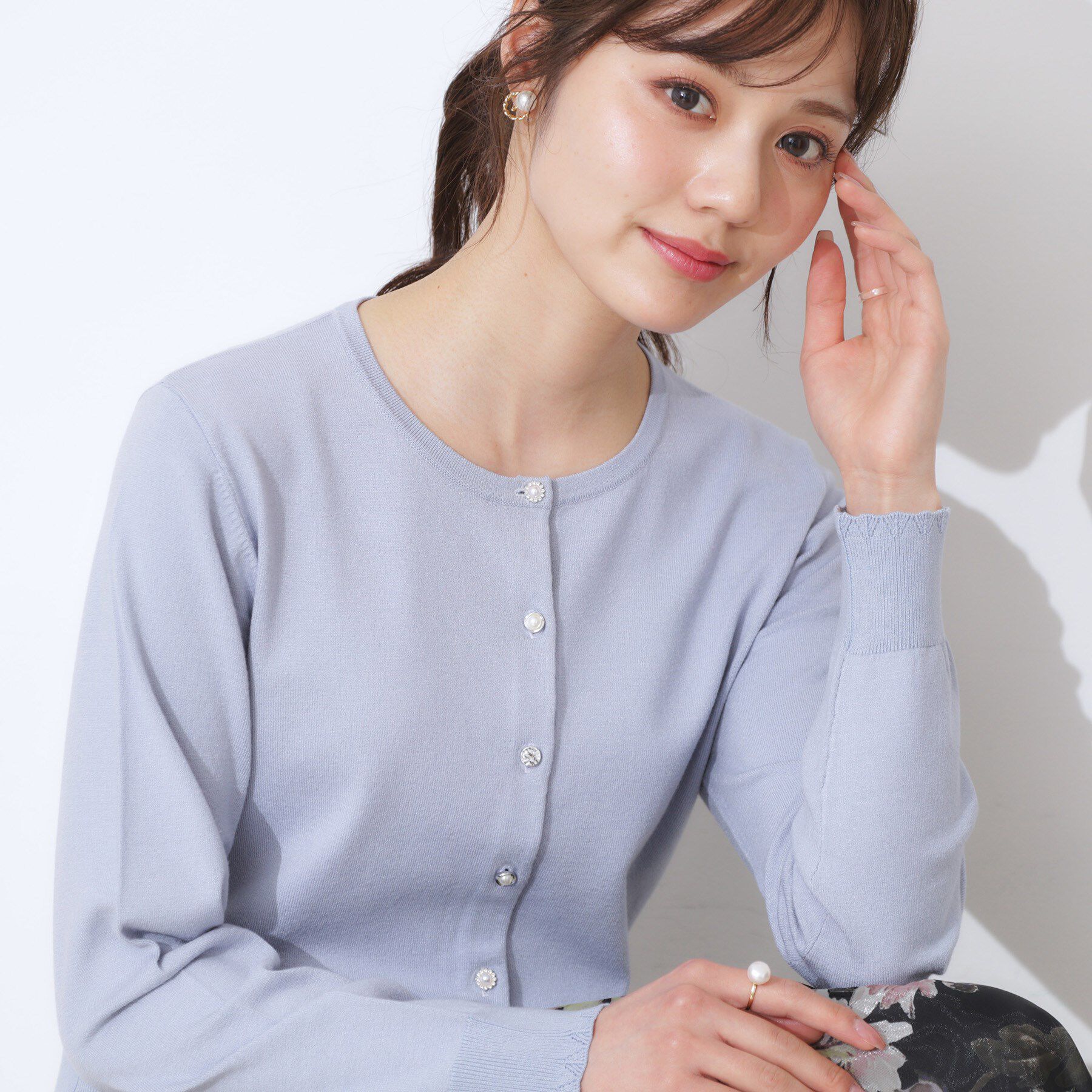 Couture broach「イロイロ釦ニットカーデ」|カーディガン|