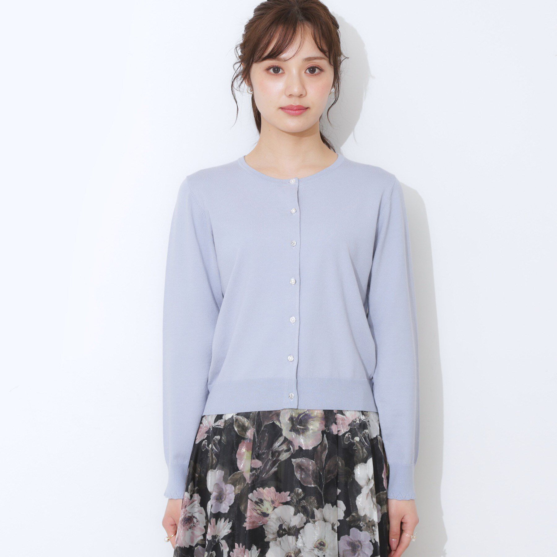 Couture broach「イロイロ釦ニットカーデ」|カーディガン|