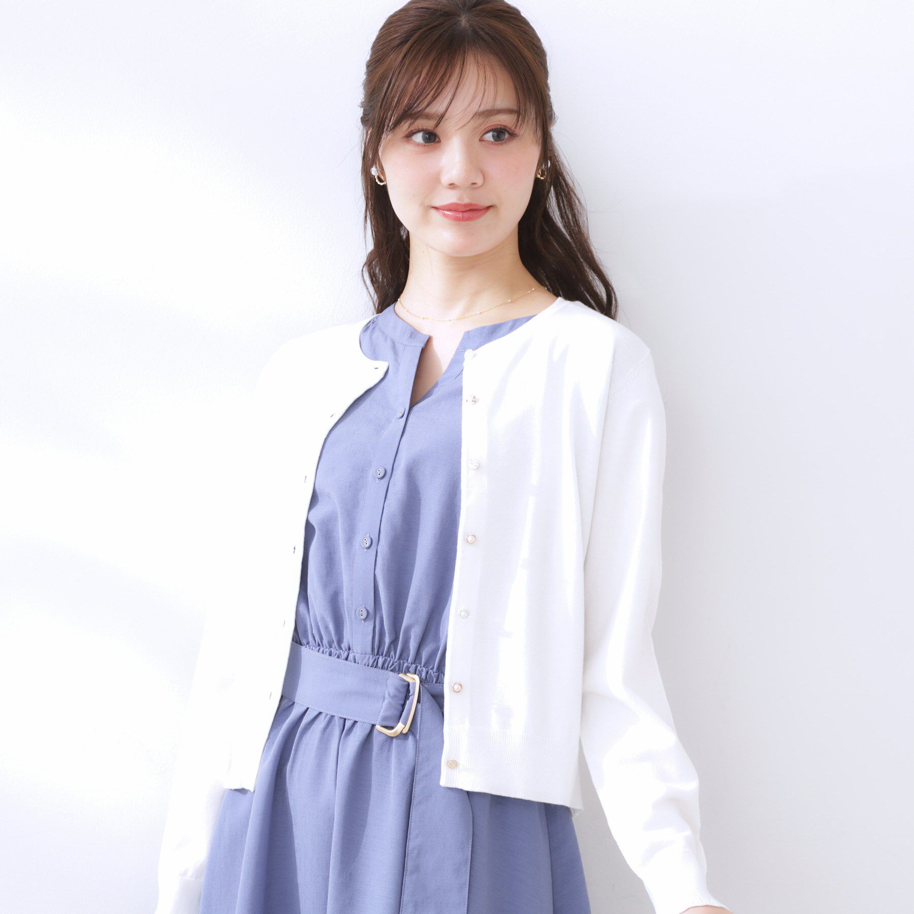 Couture broach「イロイロ釦ニットカーデ」|カーディガン|