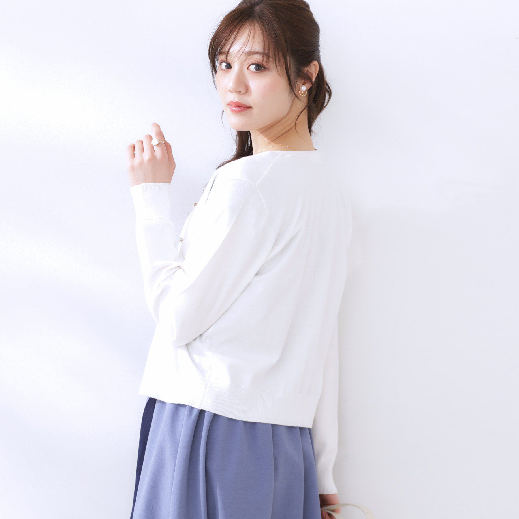 Couture broach「イロイロ釦ニットカーデ」|カーディガン|