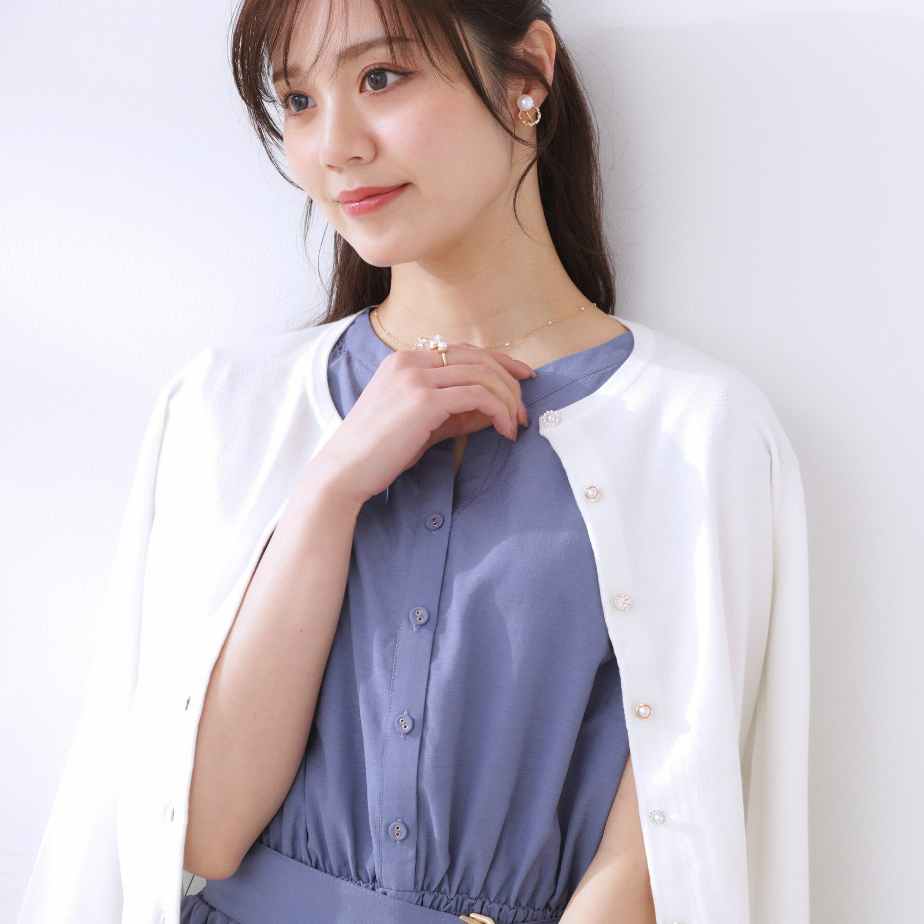 Couture broach「イロイロ釦ニットカーデ」|カーディガン|