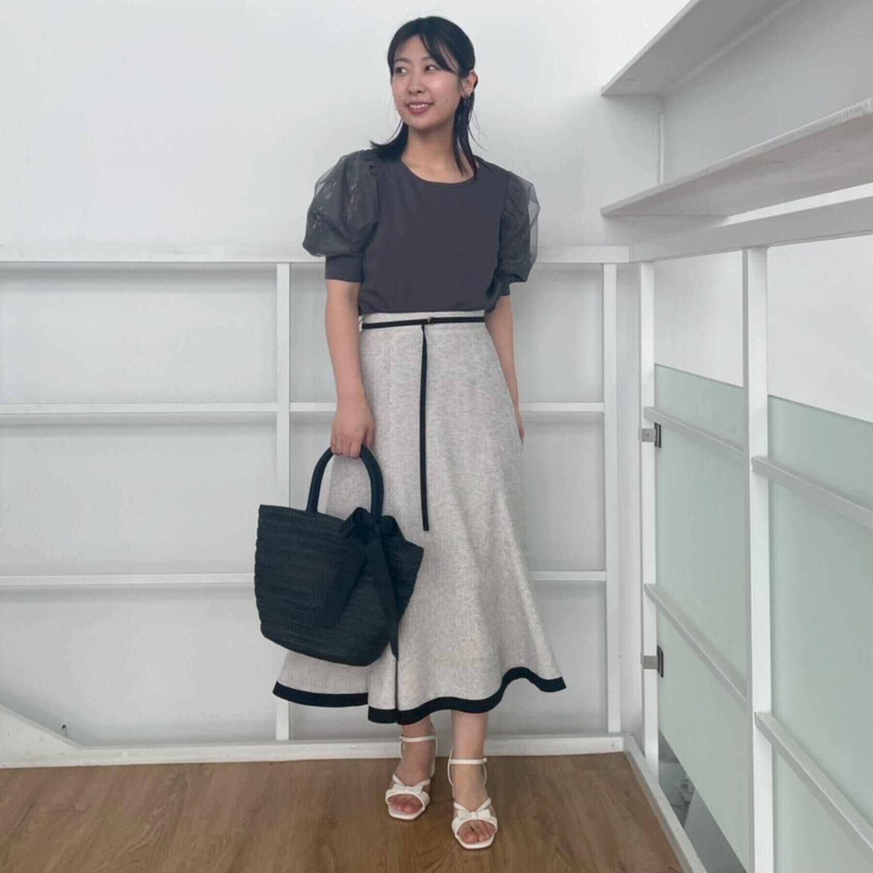 Couture broach「【洗える・UV機能・通勤】オーガンレース袖ニット」|ニット・セーター|