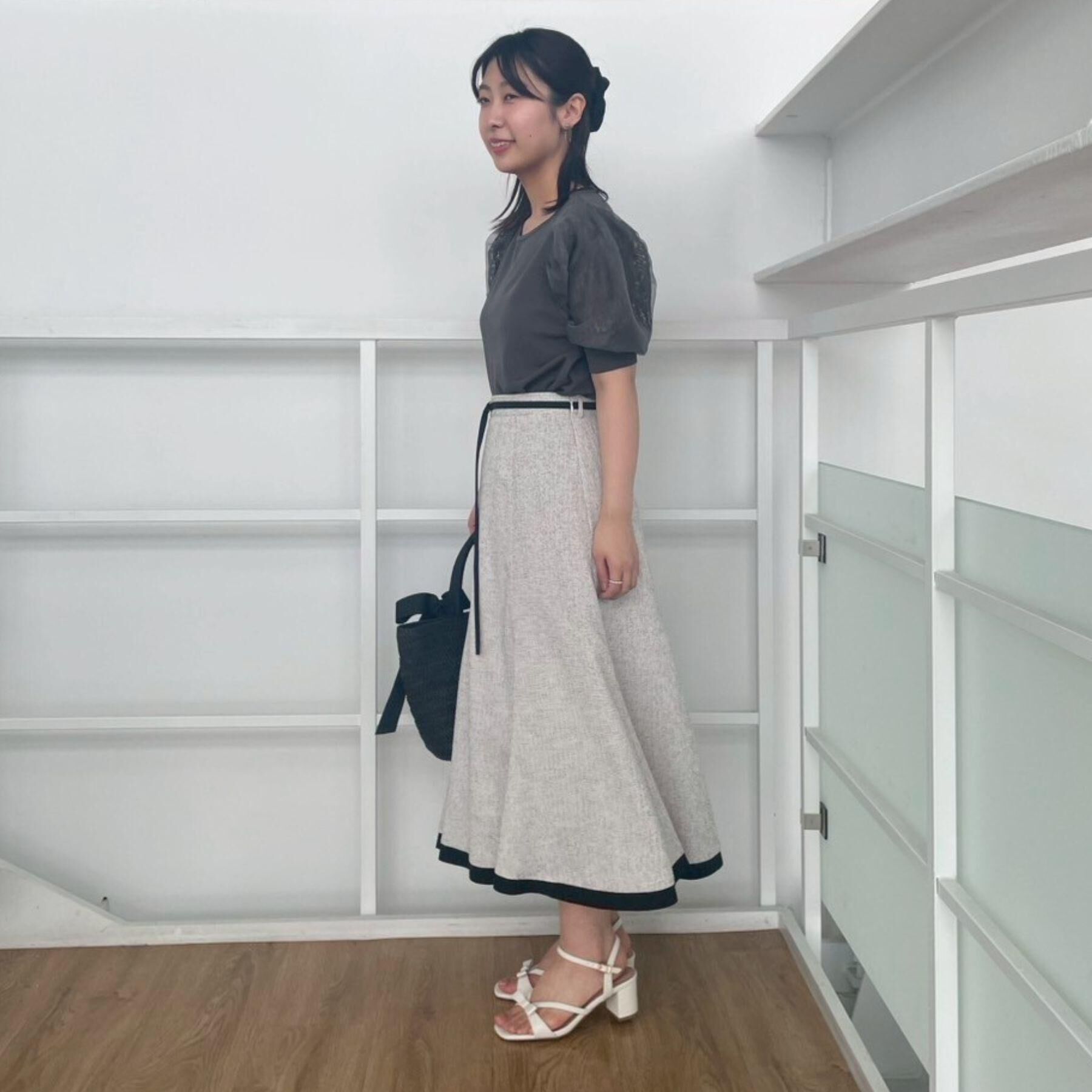 Couture broach「【洗える・UV機能・通勤】オーガンレース袖ニット」|ニット・セーター|