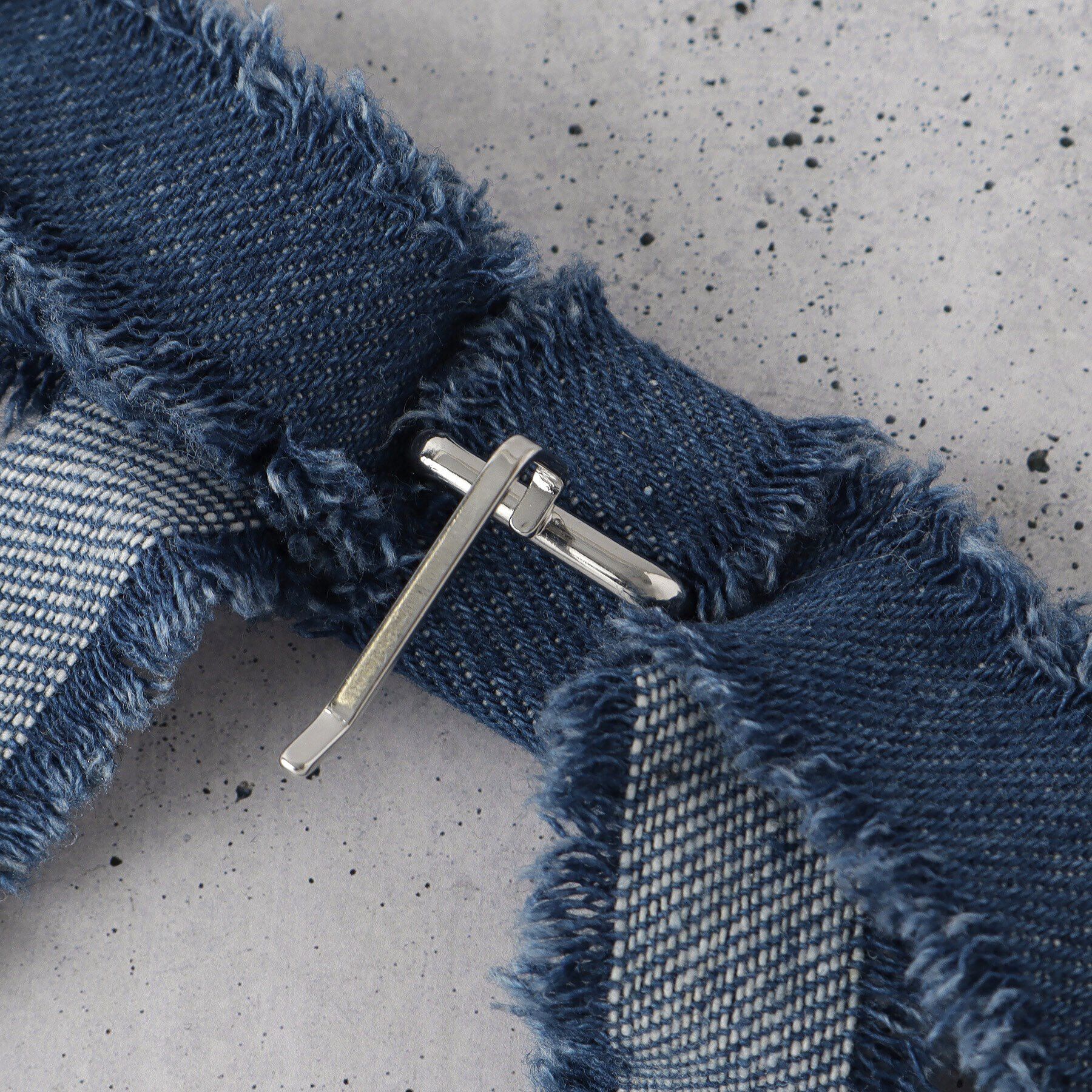 THE SHOP TK「デニムリボンフリンジヘアカフ」|その他|