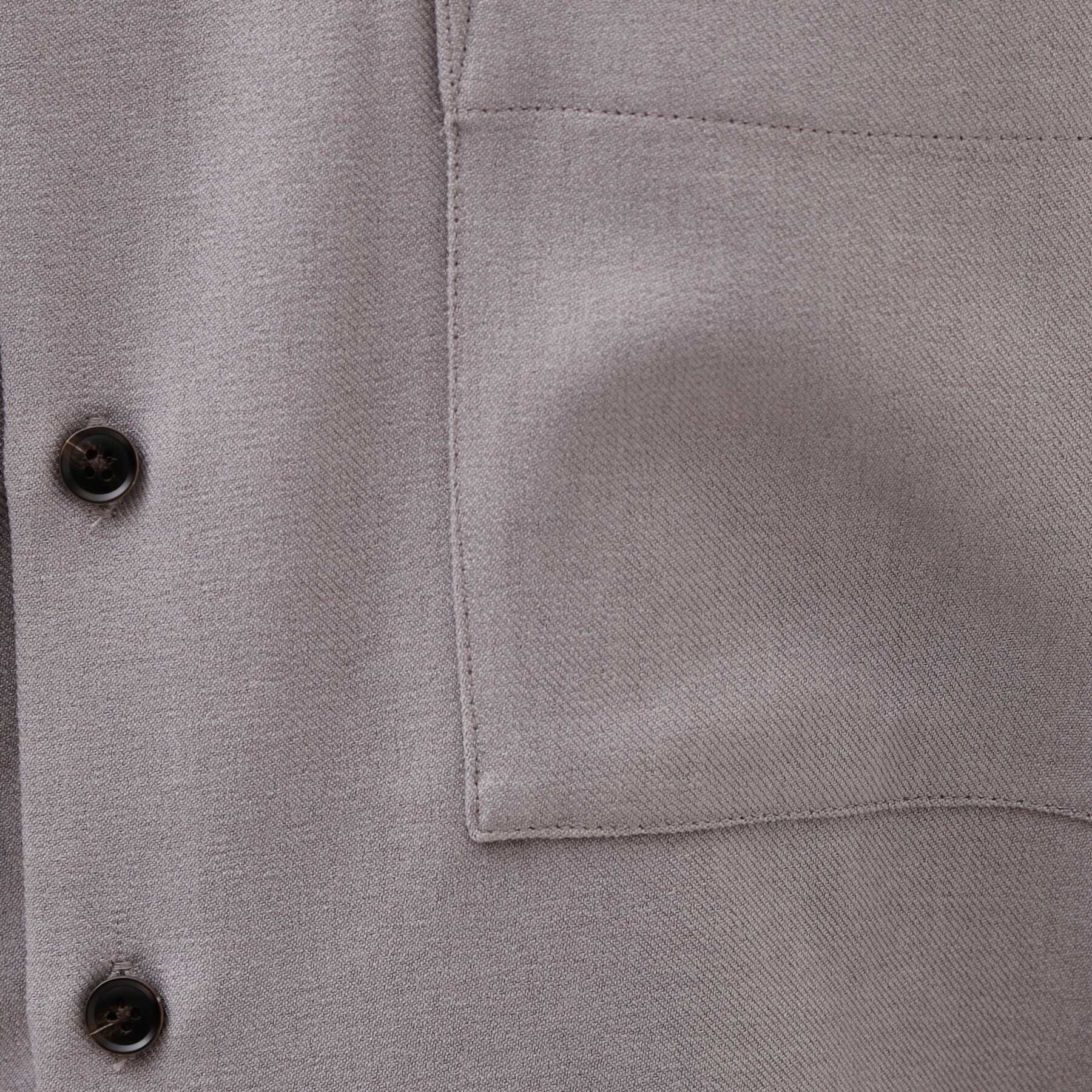 THE SHOP TK「【大人のきれいめカジュアルに】ウールライク長袖シャツ 洗濯機OK」|シャツ・ブラウス|