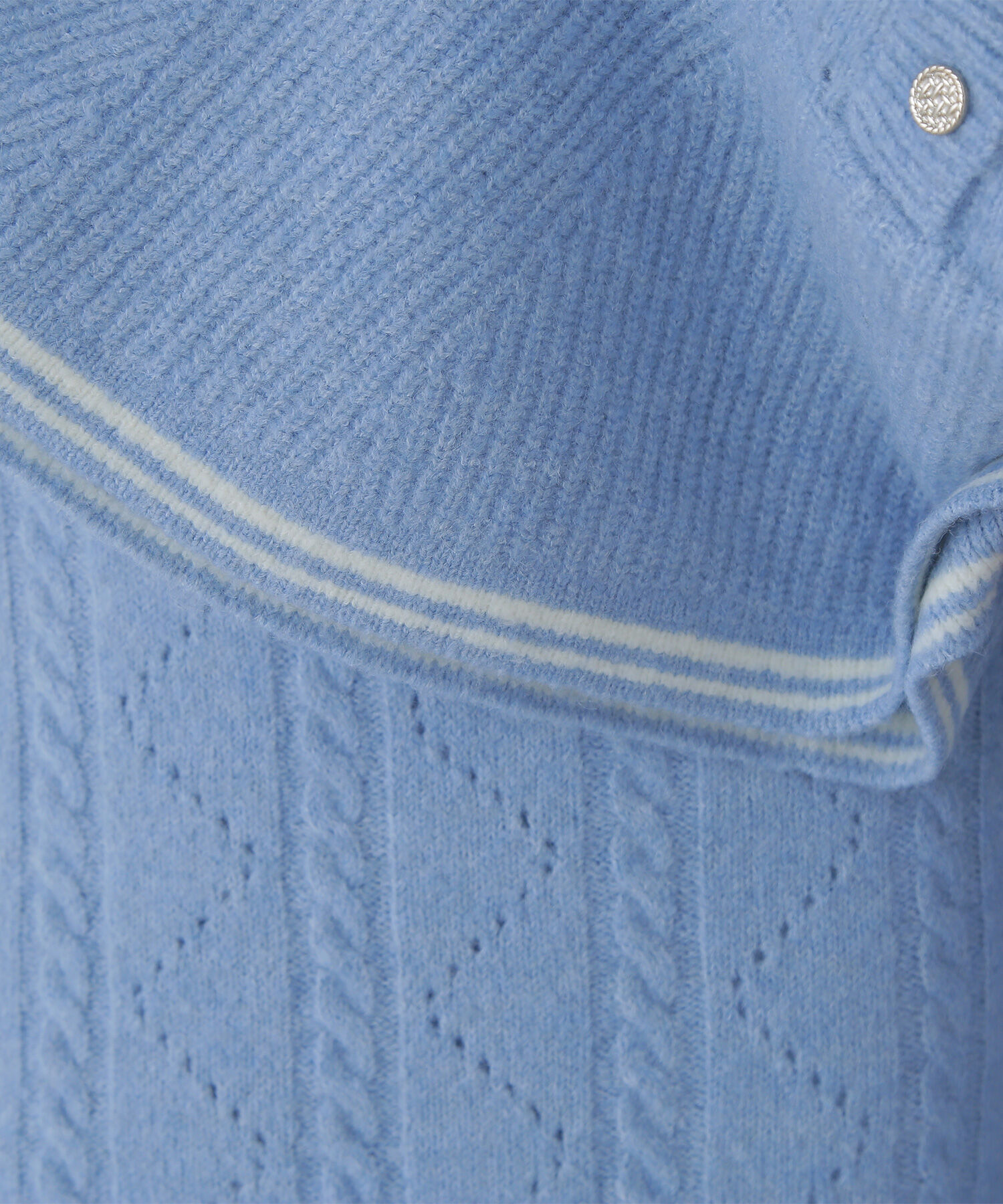  「ペプラムケーブルニットセットアップ」|ワンピース|