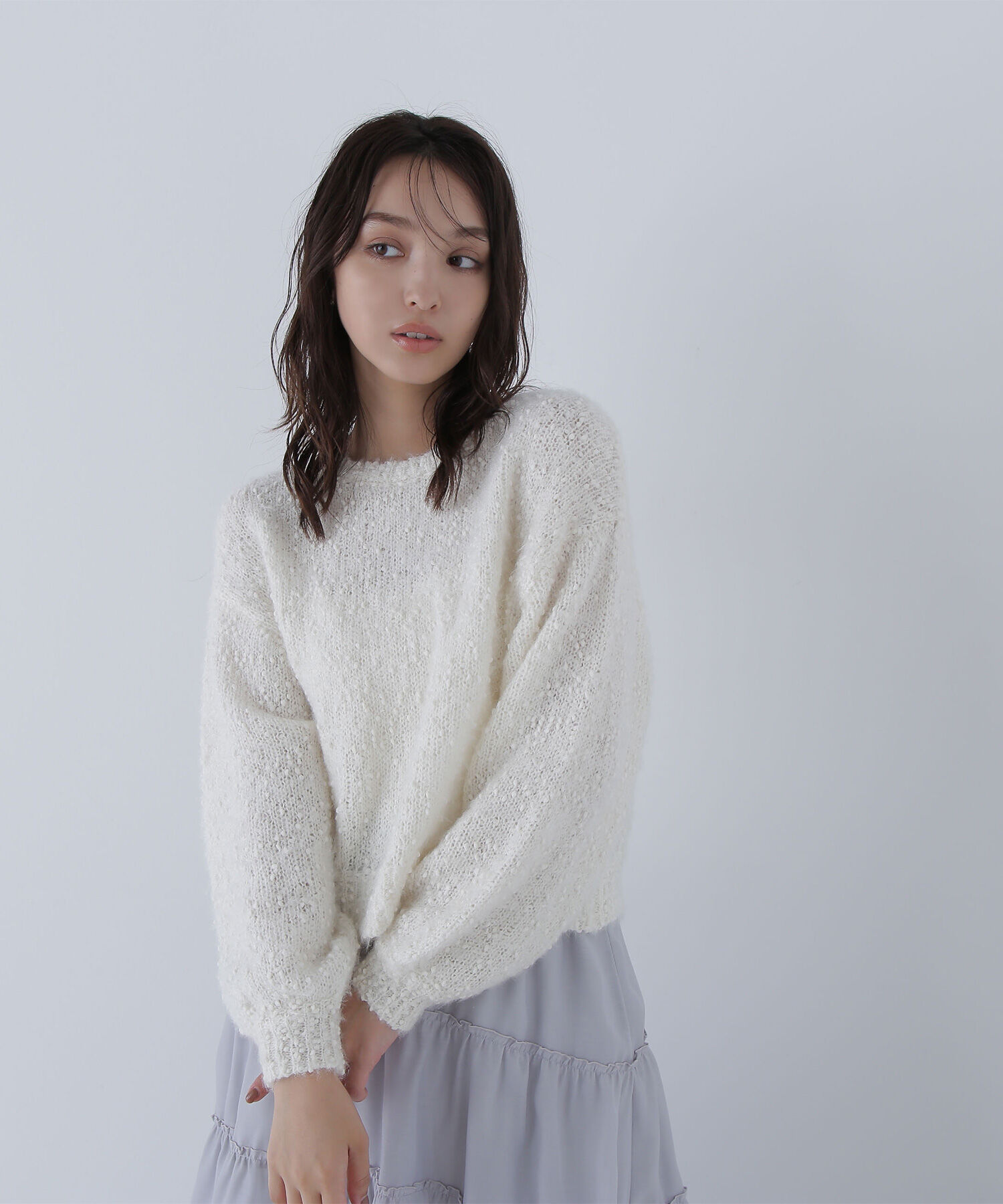  「フェザーネップニット」|ニット・セーター|