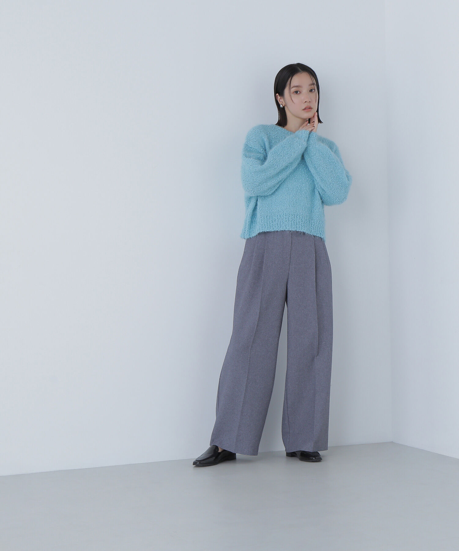  「フェザーネップニット」|ニット・セーター|