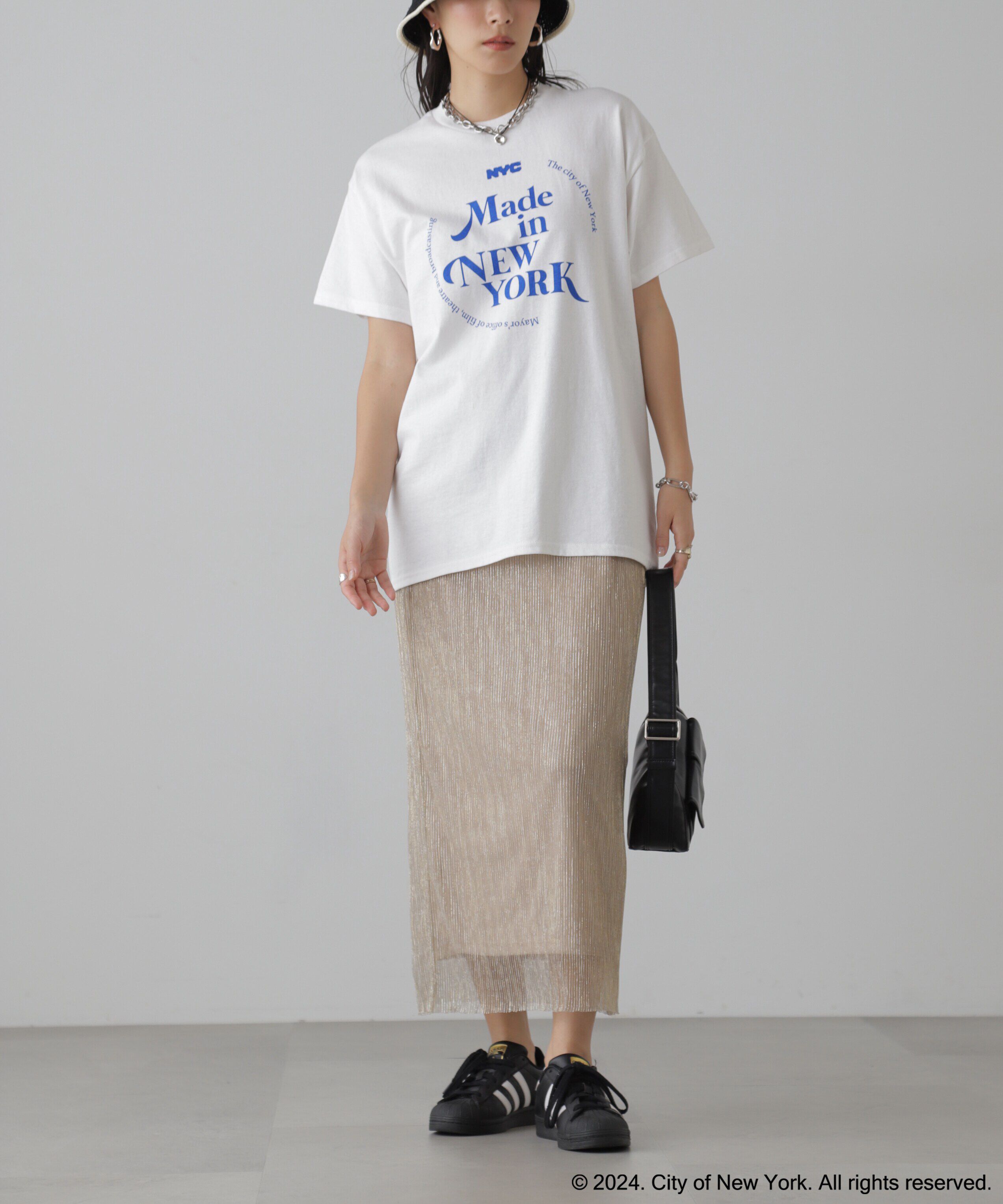  「ラメプリーツナロースカート」|スカート|