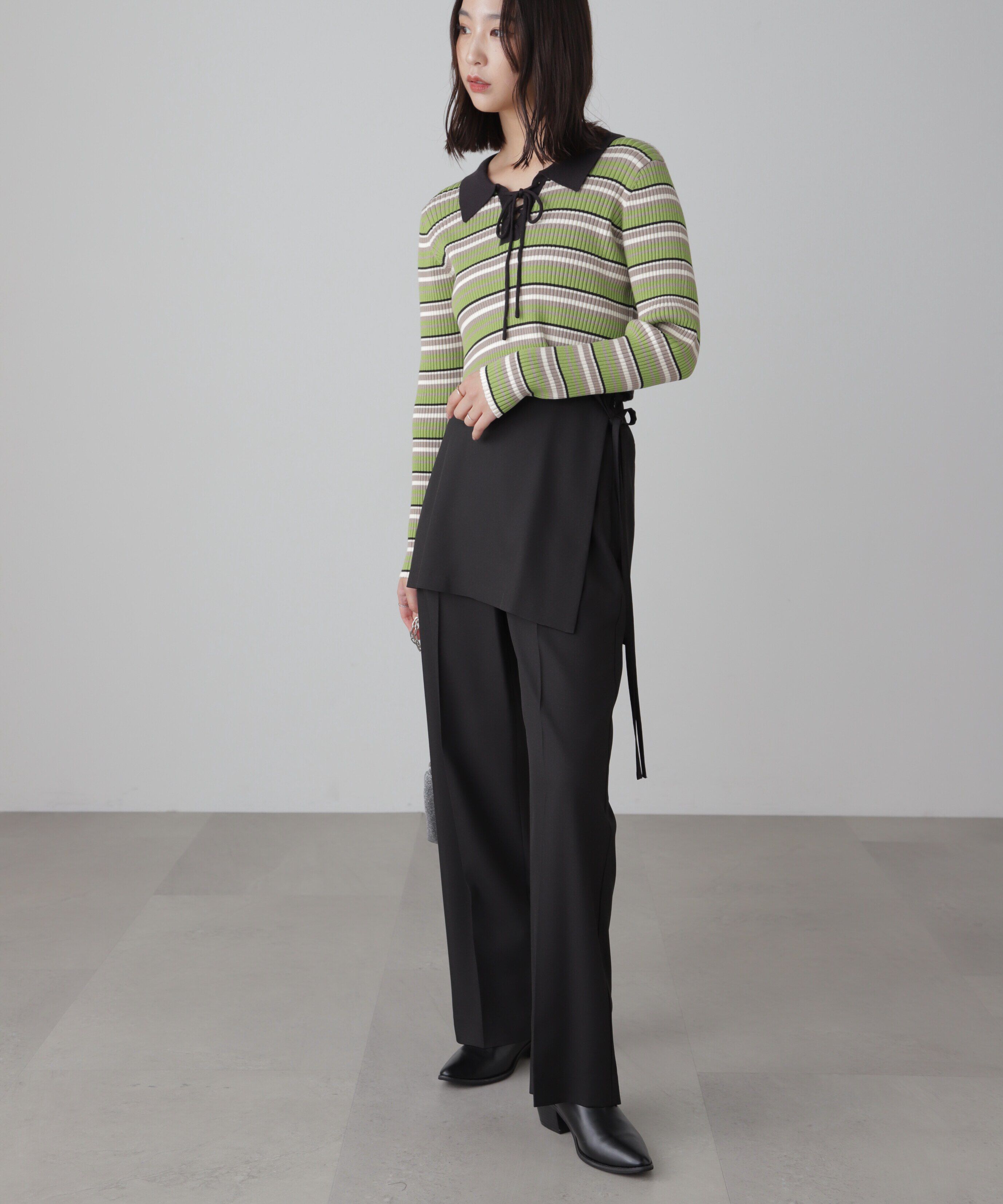  「ミニラップスカートレイヤードパンツ」|その他|