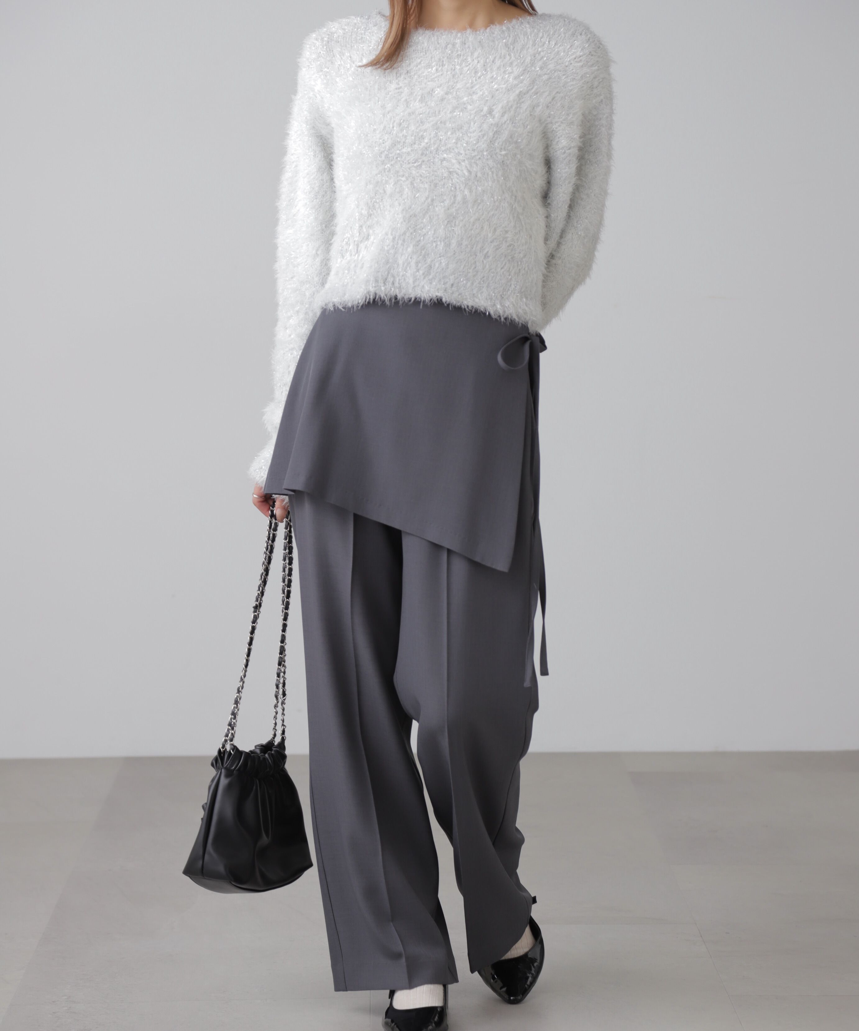  「ミニラップスカートレイヤードパンツ」|その他|