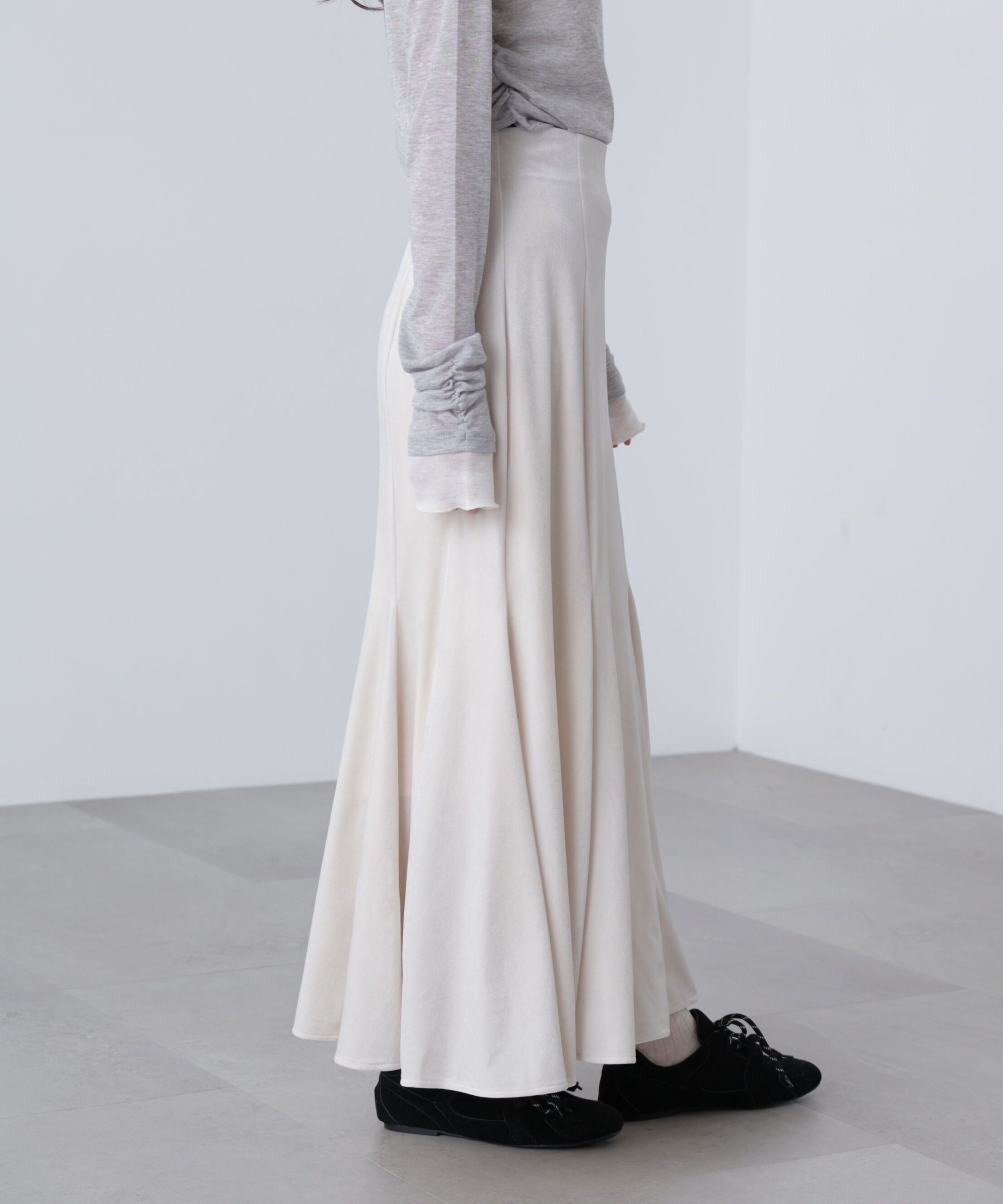  「ベロアマーメイドスカート」|スカート|