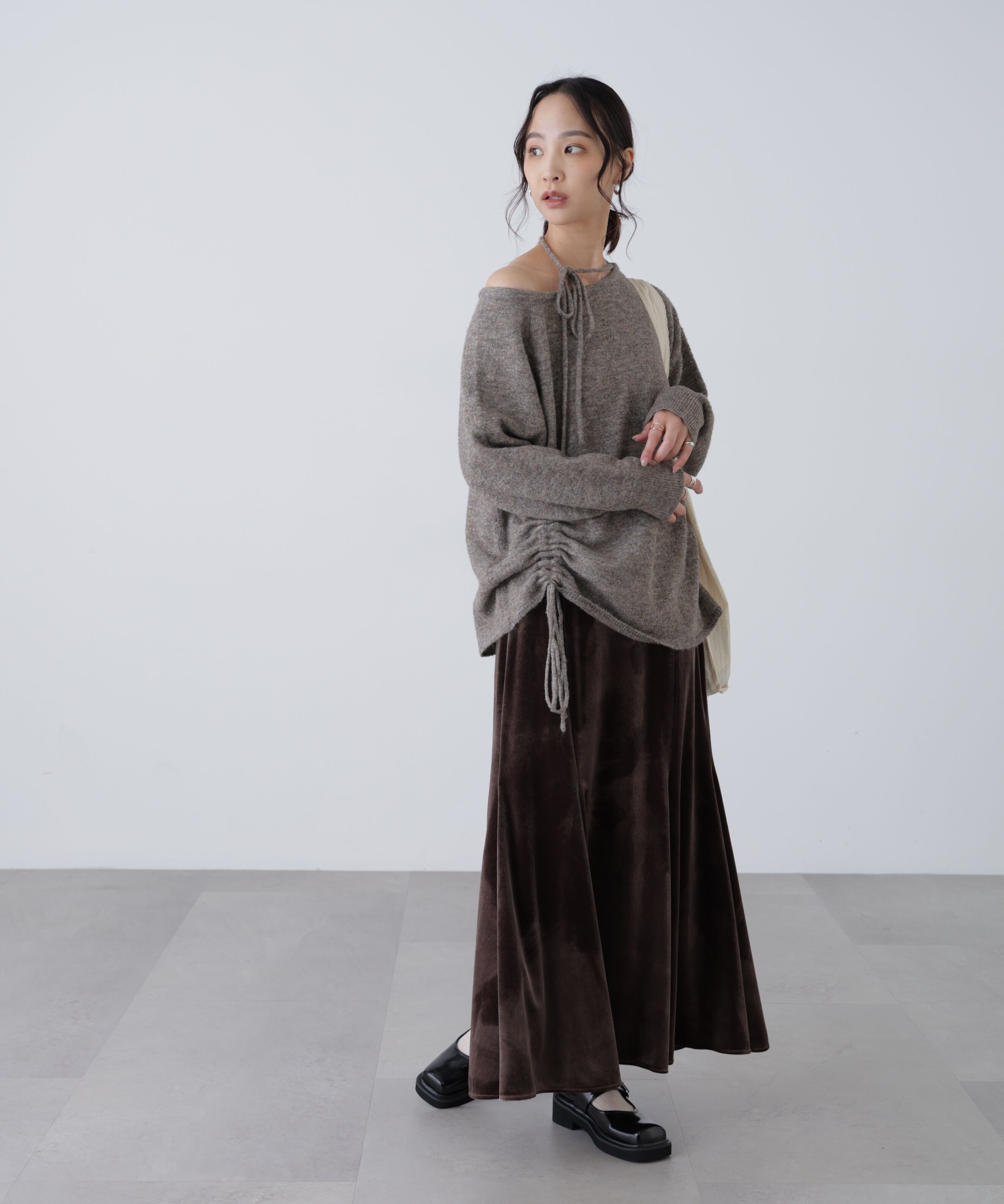  「ベロアマーメイドスカート」|スカート|