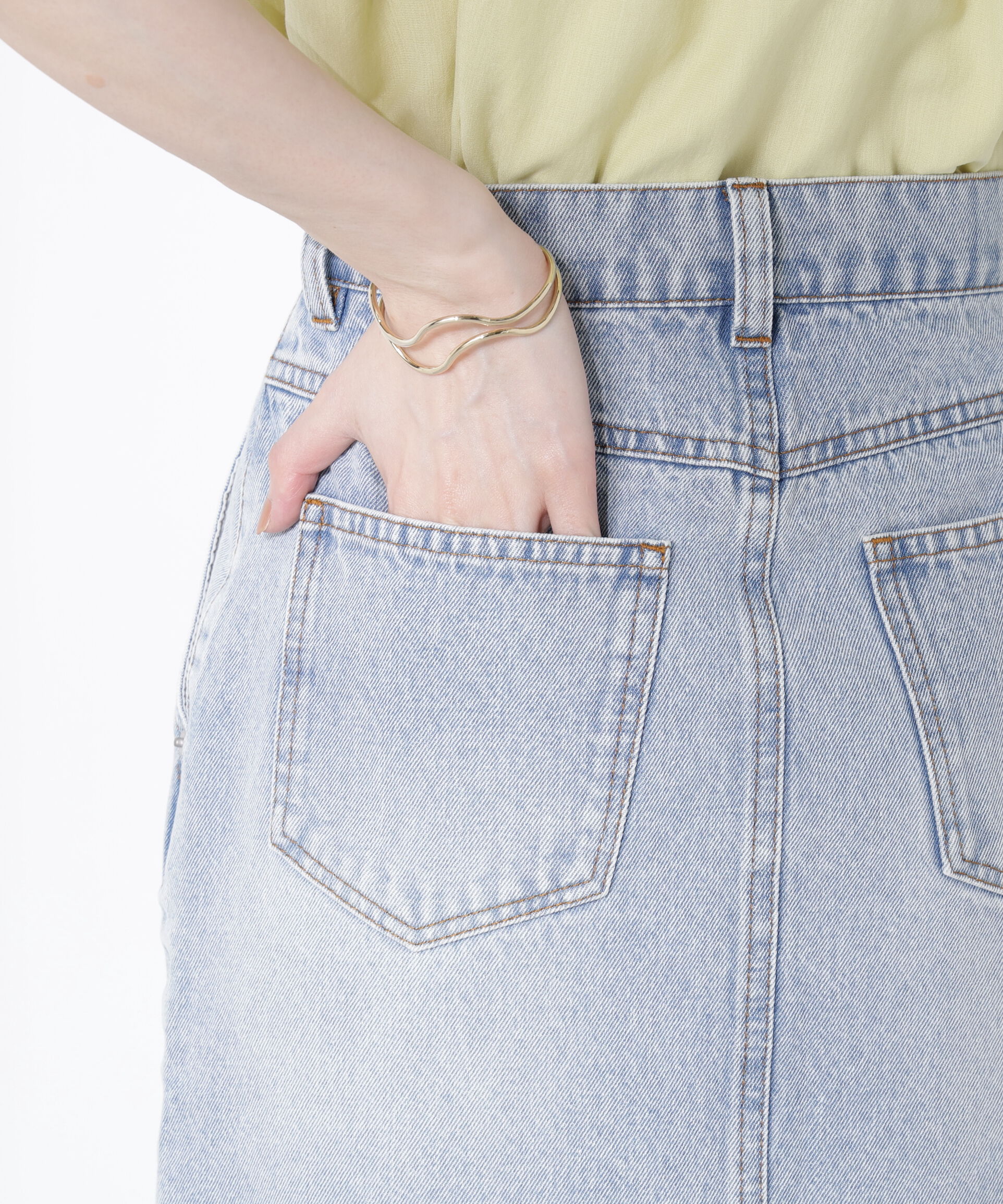 PROPORTION BODY DRESSING「デニムナロースカート」|スカート|