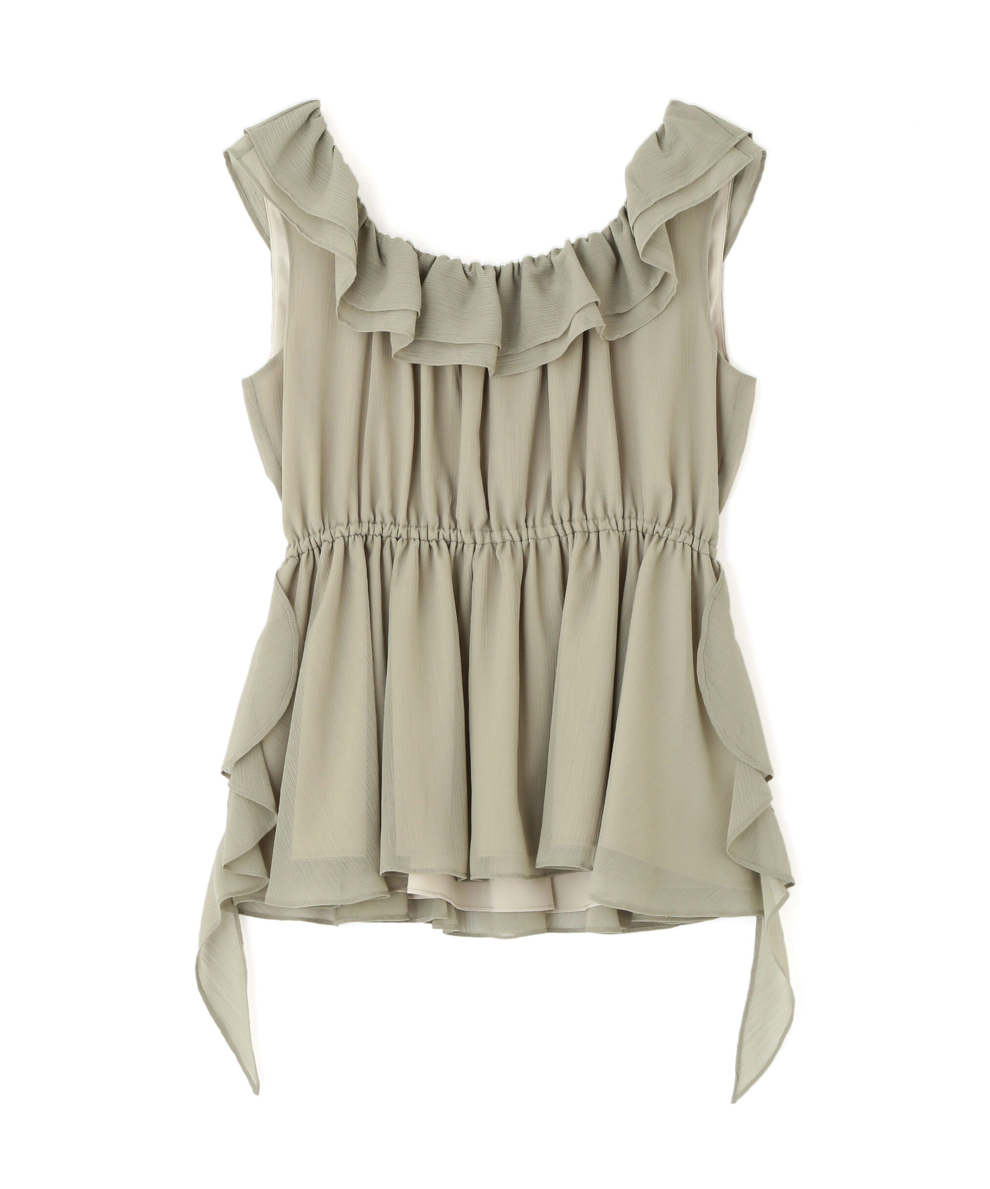PROPORTION BODY DRESSING「＜ウォッシャブル＞フリルギャザーブラウス」|シャツ・ブラウス|