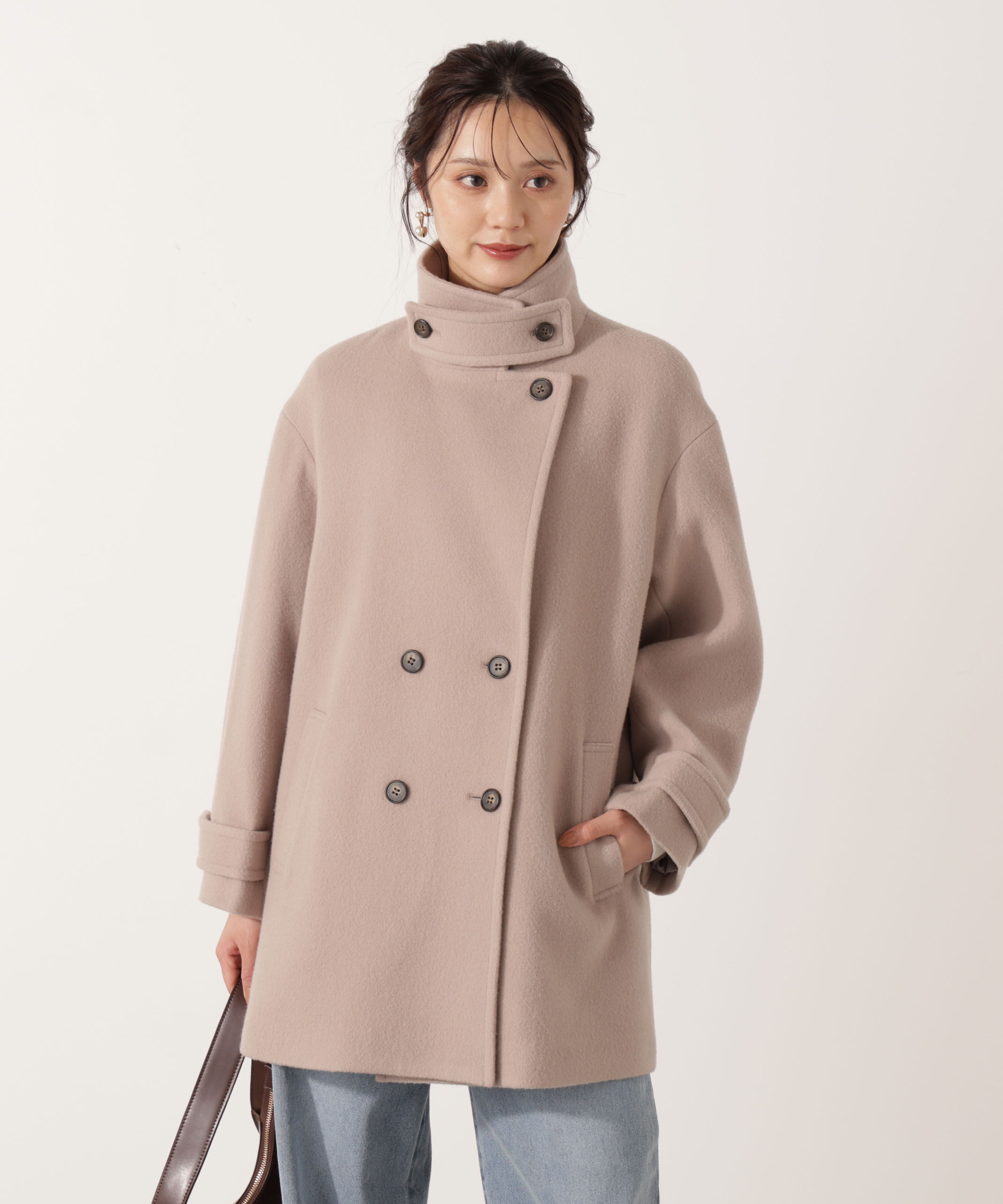 PROPORTION BODY DRESSING「2wayミドルコート 25AW」|ブルゾン・スタジャン|