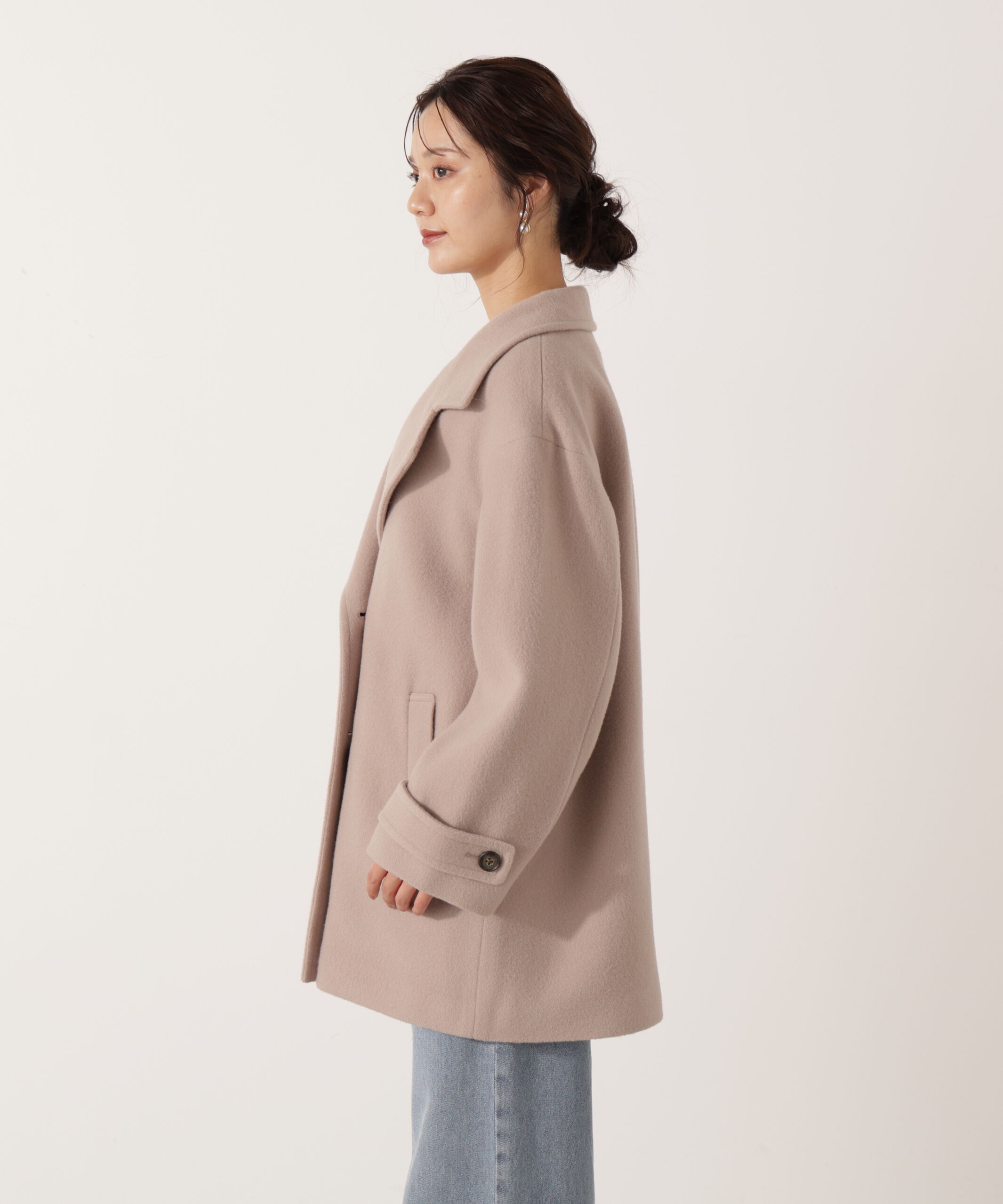 PROPORTION BODY DRESSING「2wayミドルコート 25AW」|ブルゾン・スタジャン|