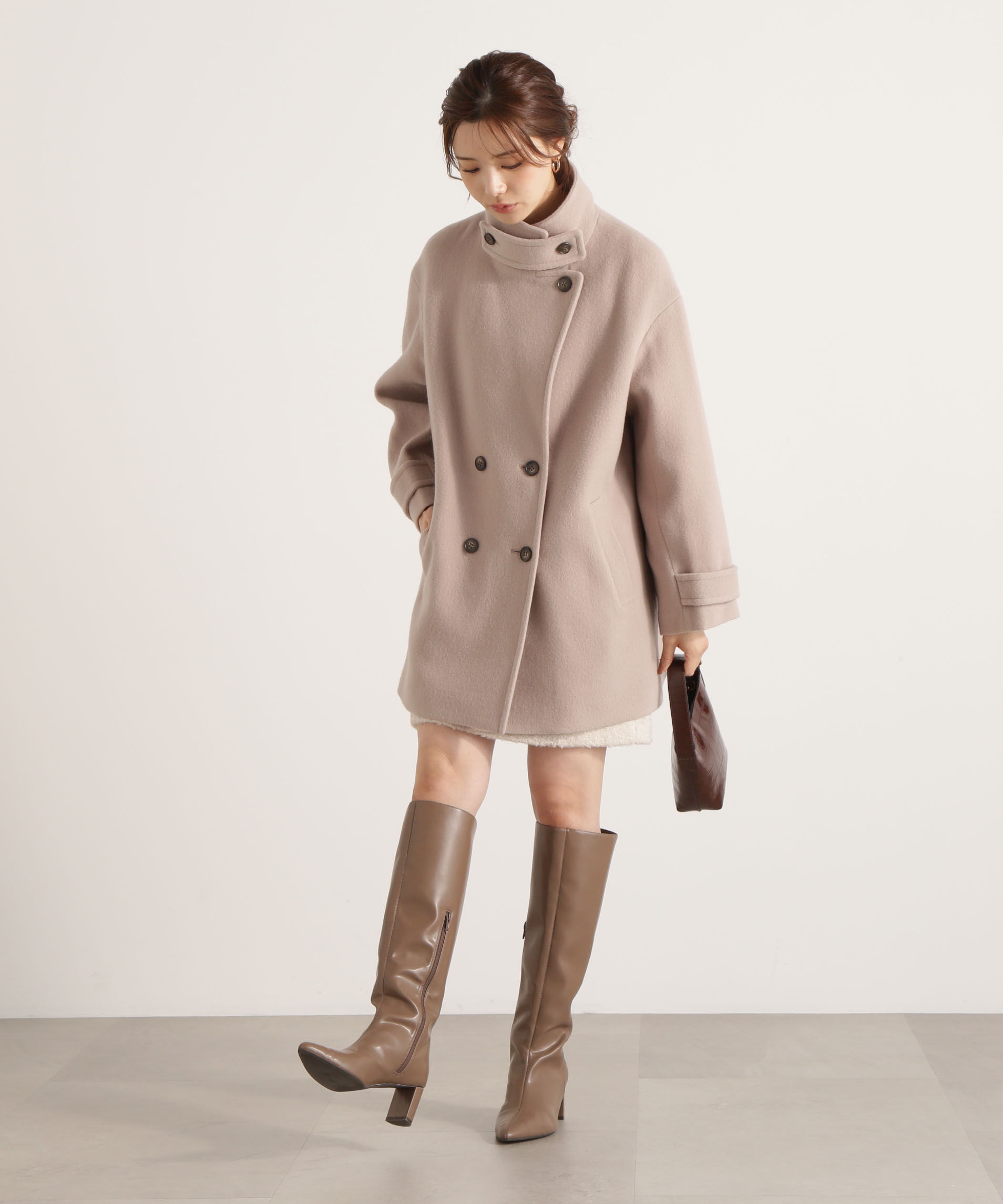 PROPORTION BODY DRESSING「2wayミドルコート 25AW」|ブルゾン・スタジャン|