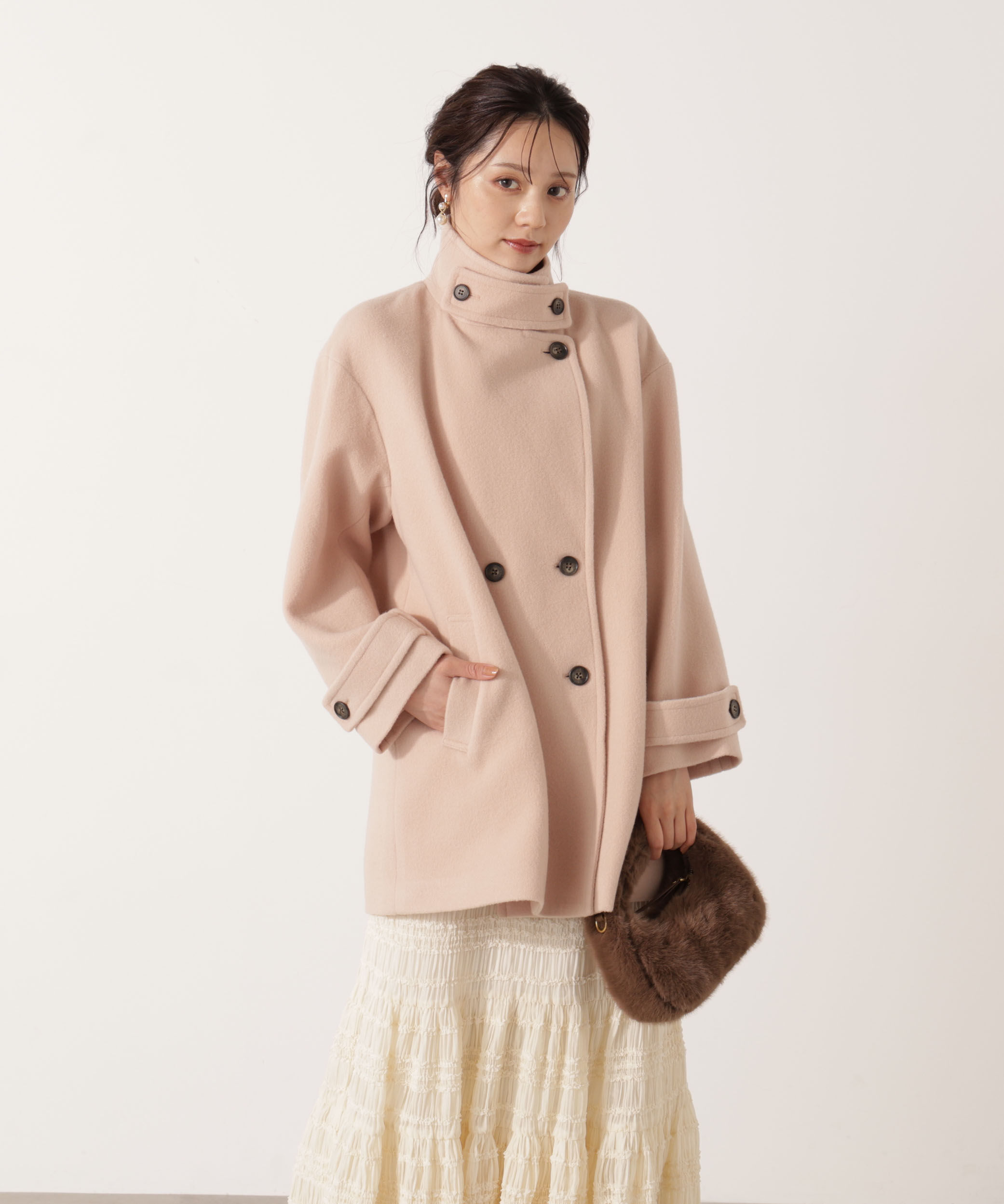 PROPORTION BODY DRESSING「2wayミドルコート 25AW」|ブルゾン・スタジャン|