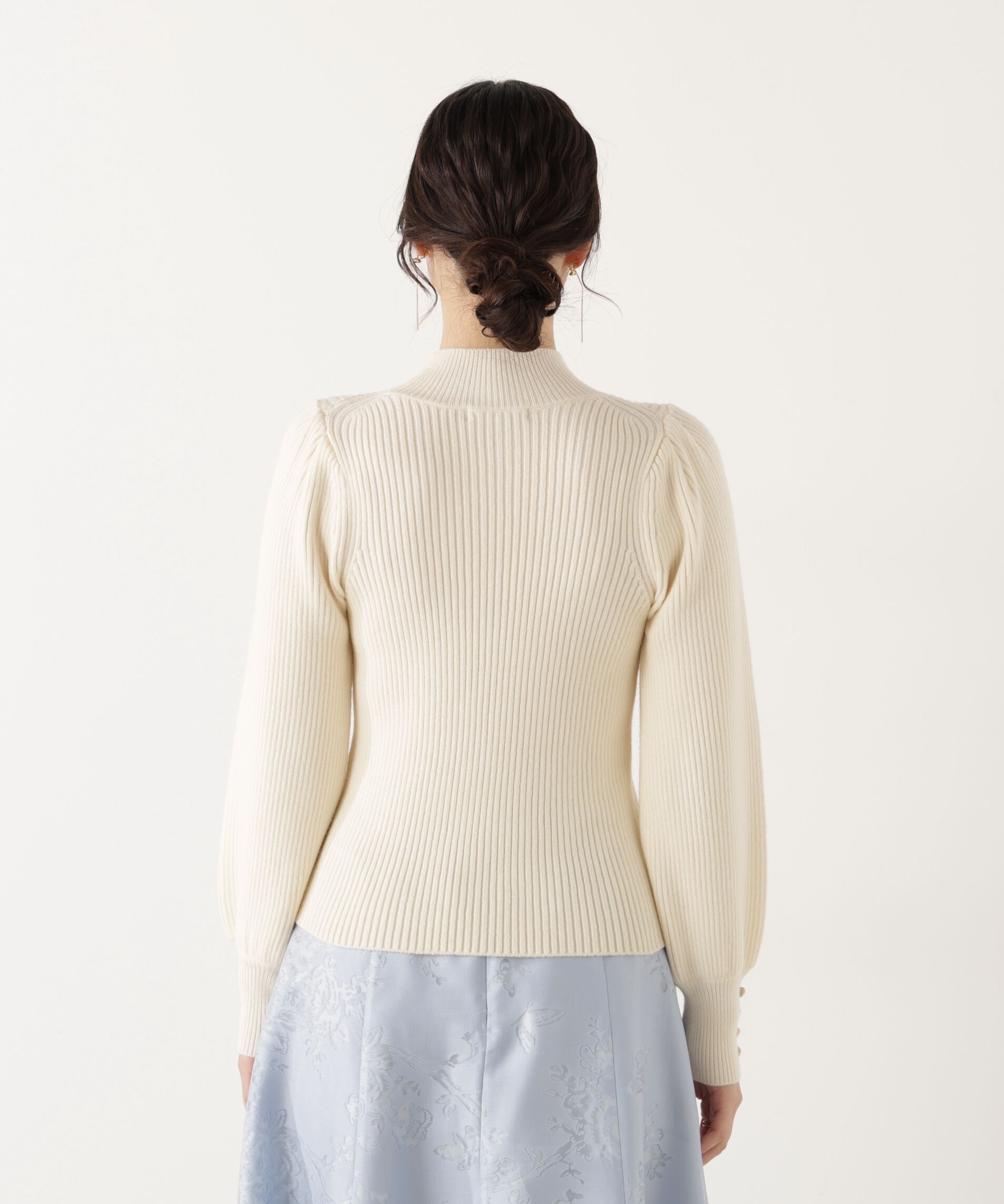 PROPORTION BODY DRESSING「ハイネックボリュームスリーブニット」|ニット・セーター|
