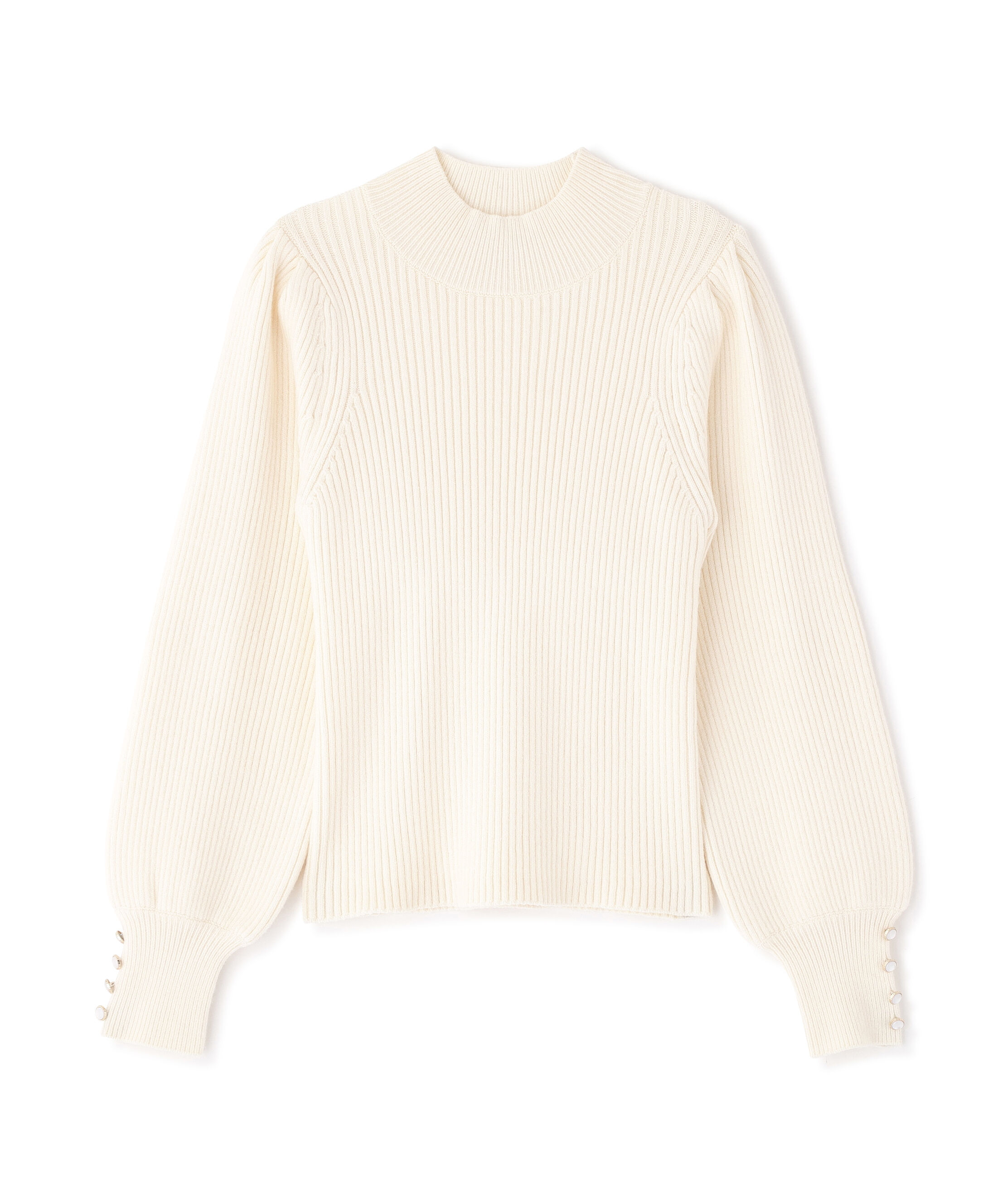 PROPORTION BODY DRESSING「ハイネックボリュームスリーブニット」|ニット・セーター|