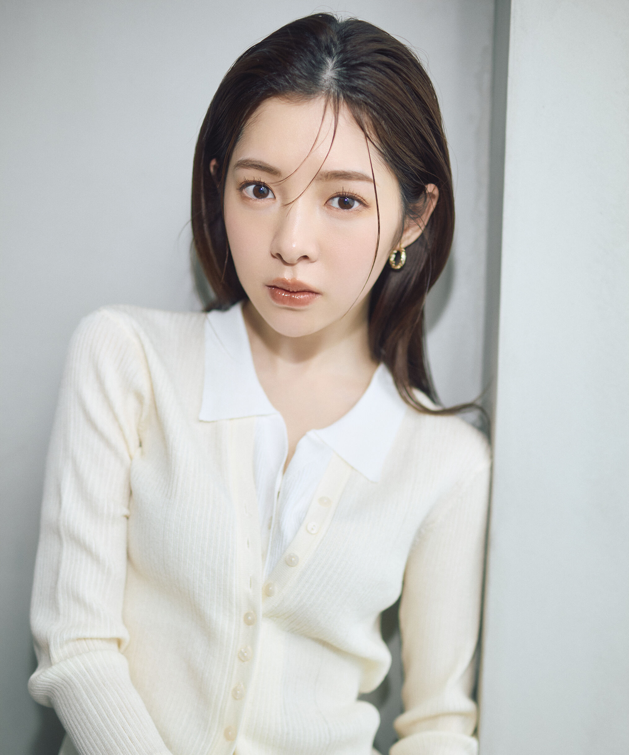 PROPORTION BODY DRESSING「＜今村朱里さんコラボ＞レイヤード風リブニット 26SS」|ニット・セーター|