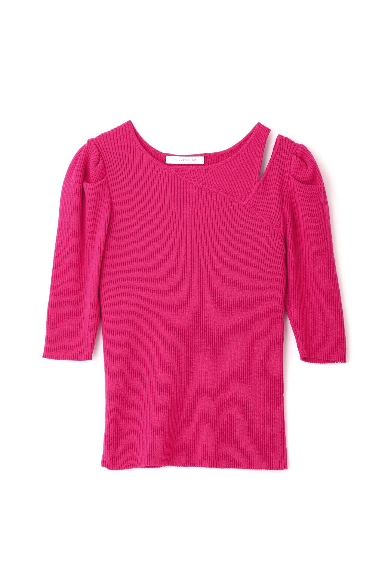  「◆アシンメトリーネックニットトップス」|ニット・セーター|