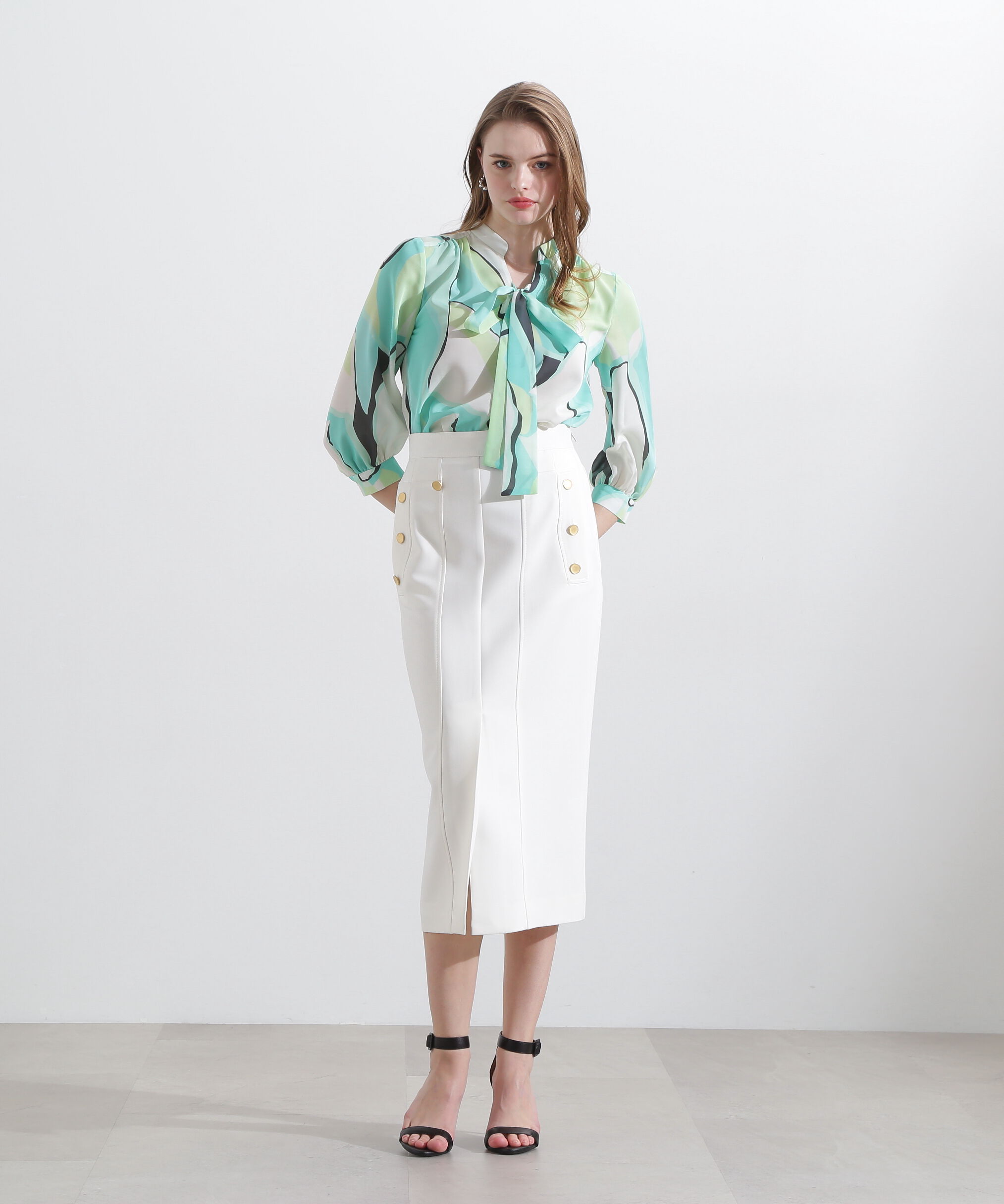  「◆2WAYダブルクロスマリンタイトスカート」|スカート|